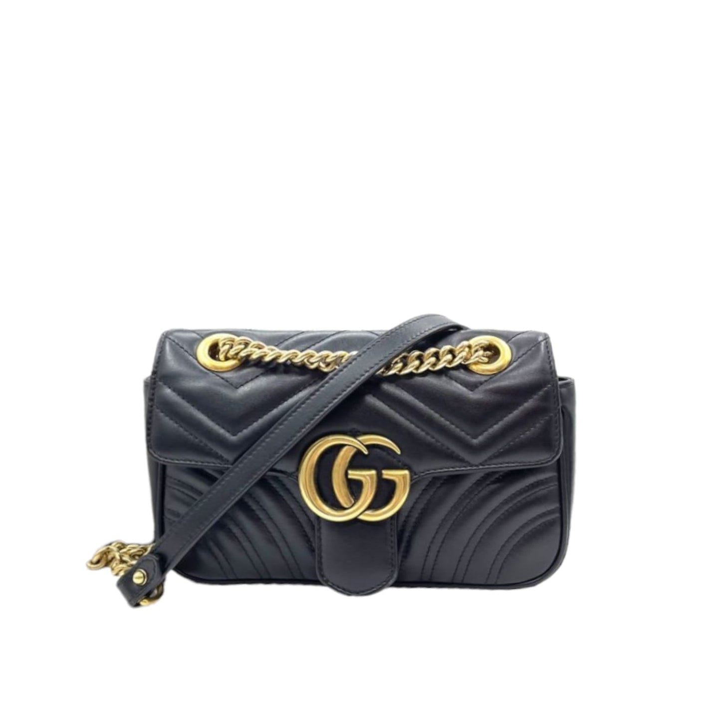 Gucci Chain Leather Shoulder Bag