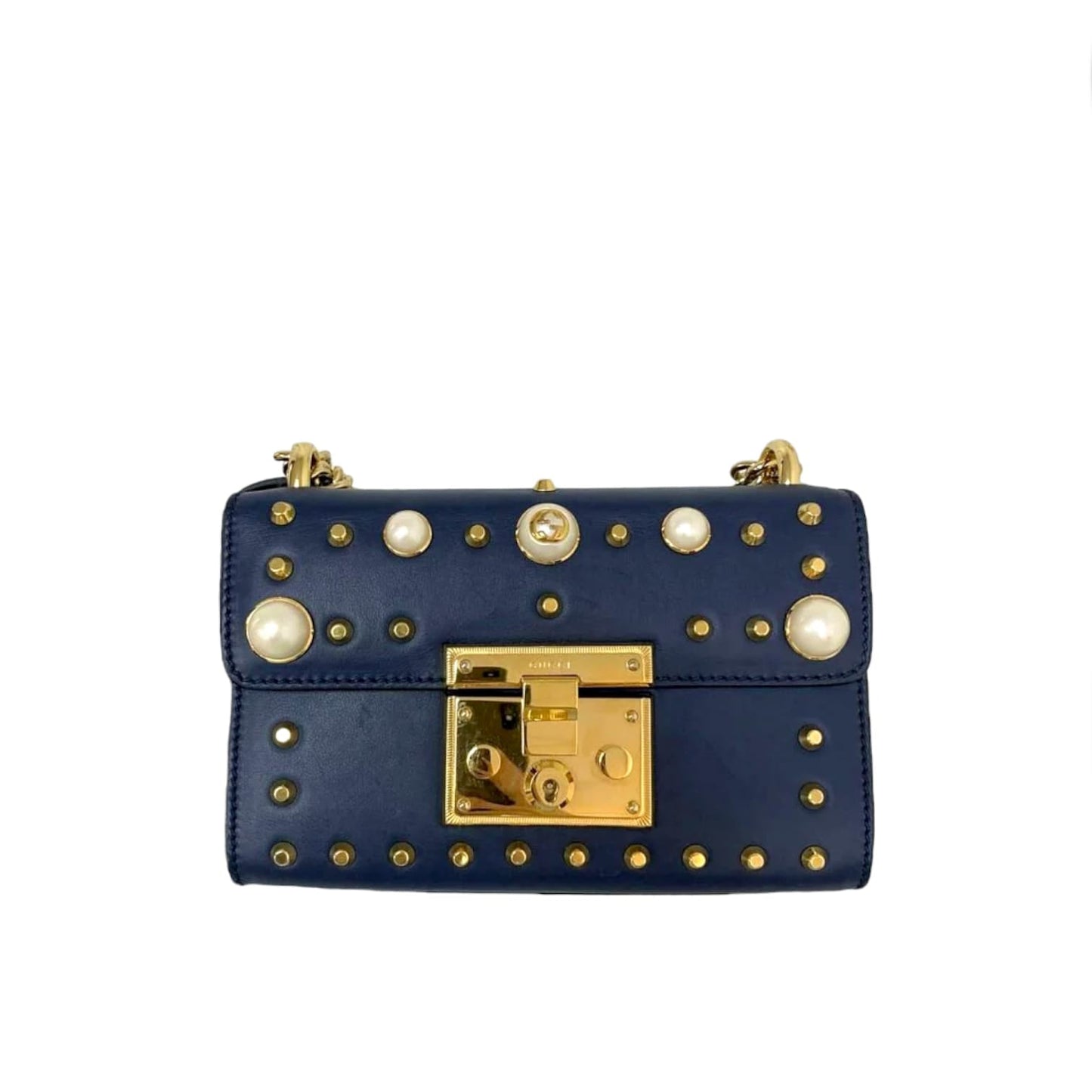 Gucci Chain Leather Crossbody