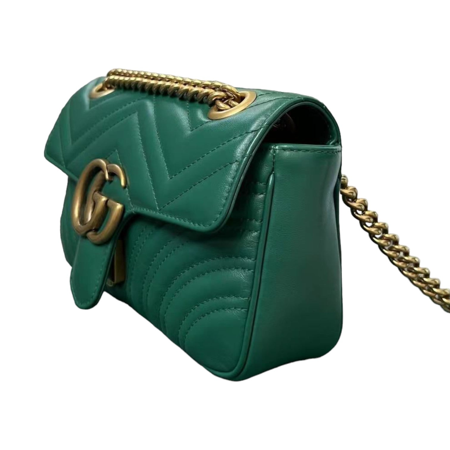 Gucci Chain Leather Shoulder Bag