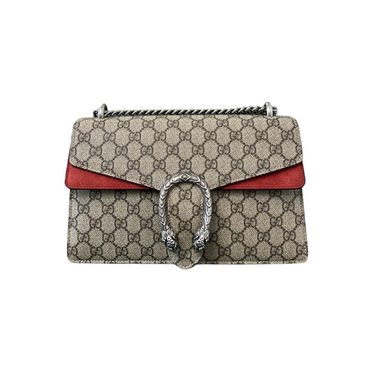 Gucci Monogram Chain Leather Shoulder Bag