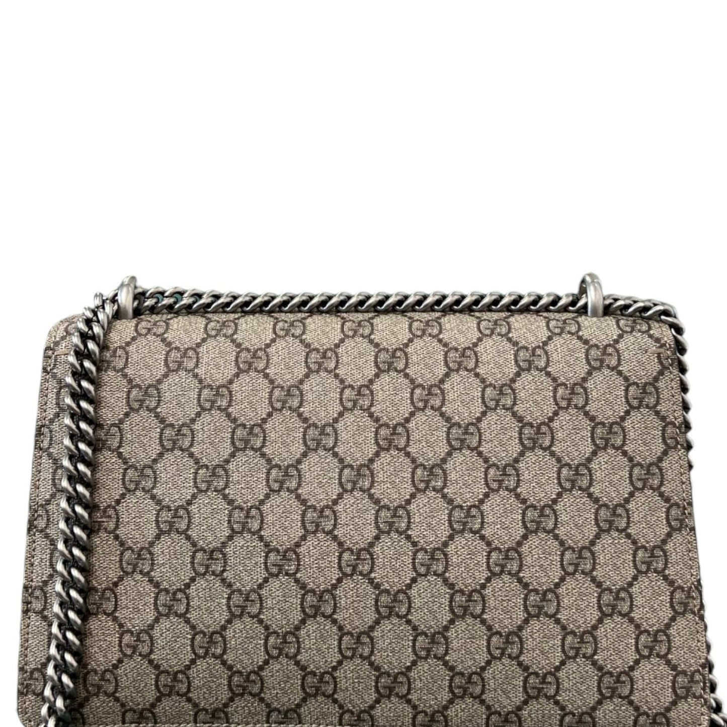 Gucci Monogram Chain Leather Shoulder Bag