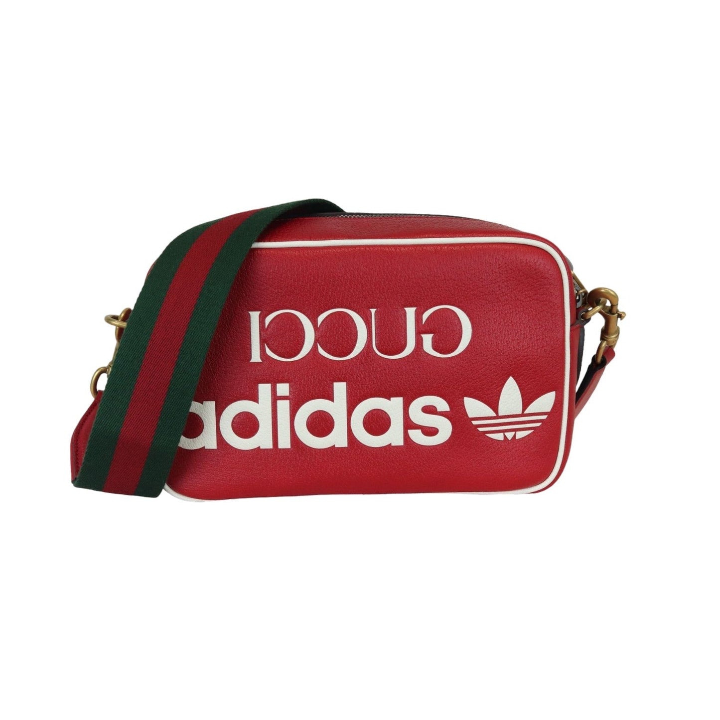 Gucci Monogram Leather Canvas Shoulder Bag