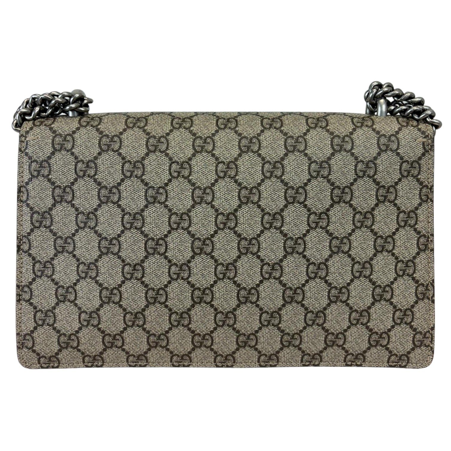 Gucci Monogram Chain Leather Shoulder Bag