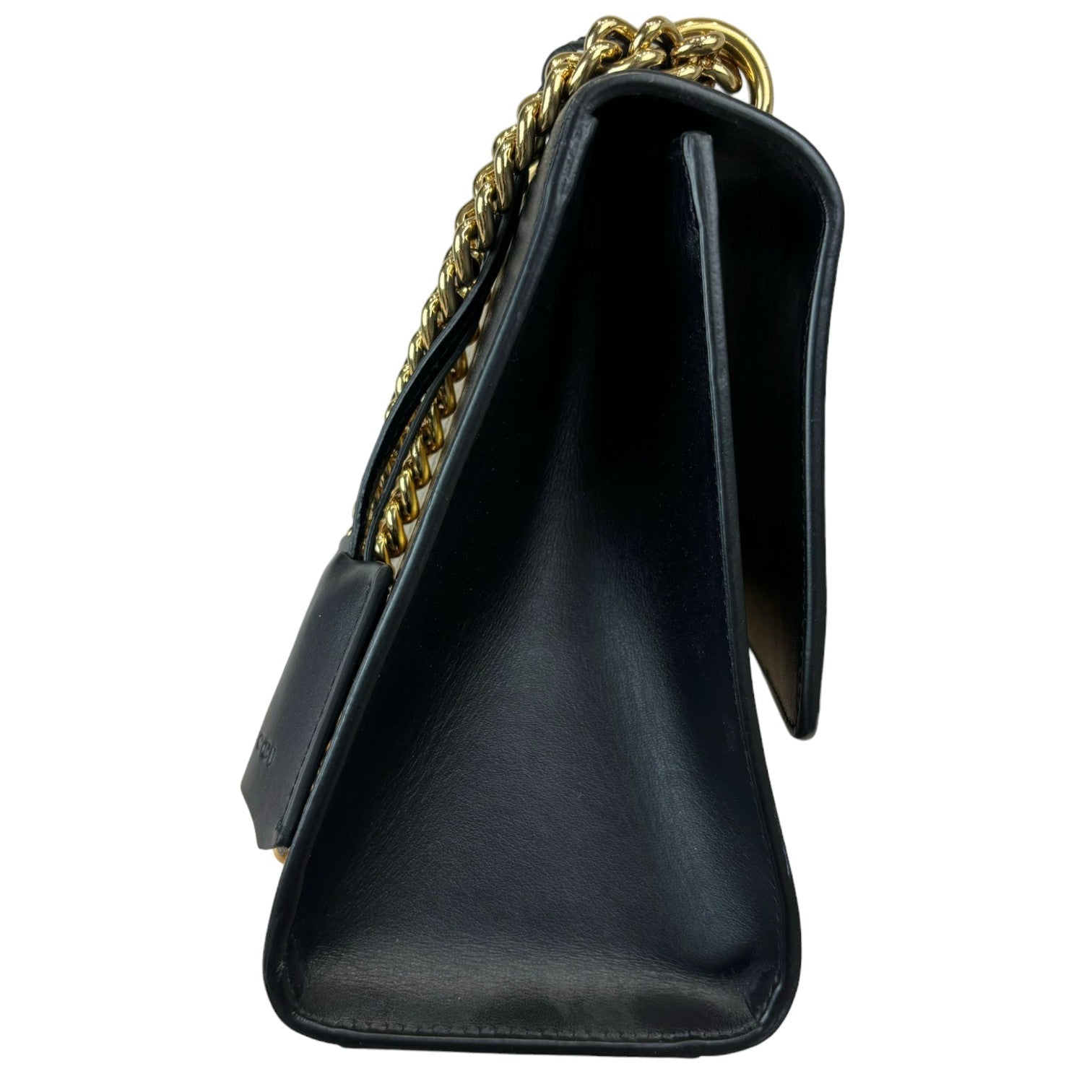 Gucci Monogram Chain Leather Shoulder Bag