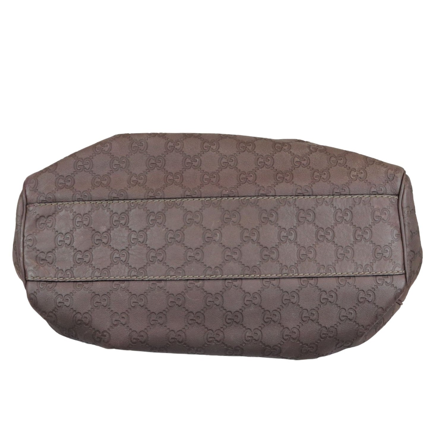 Gucci Monogram Leather Top Handle Tote