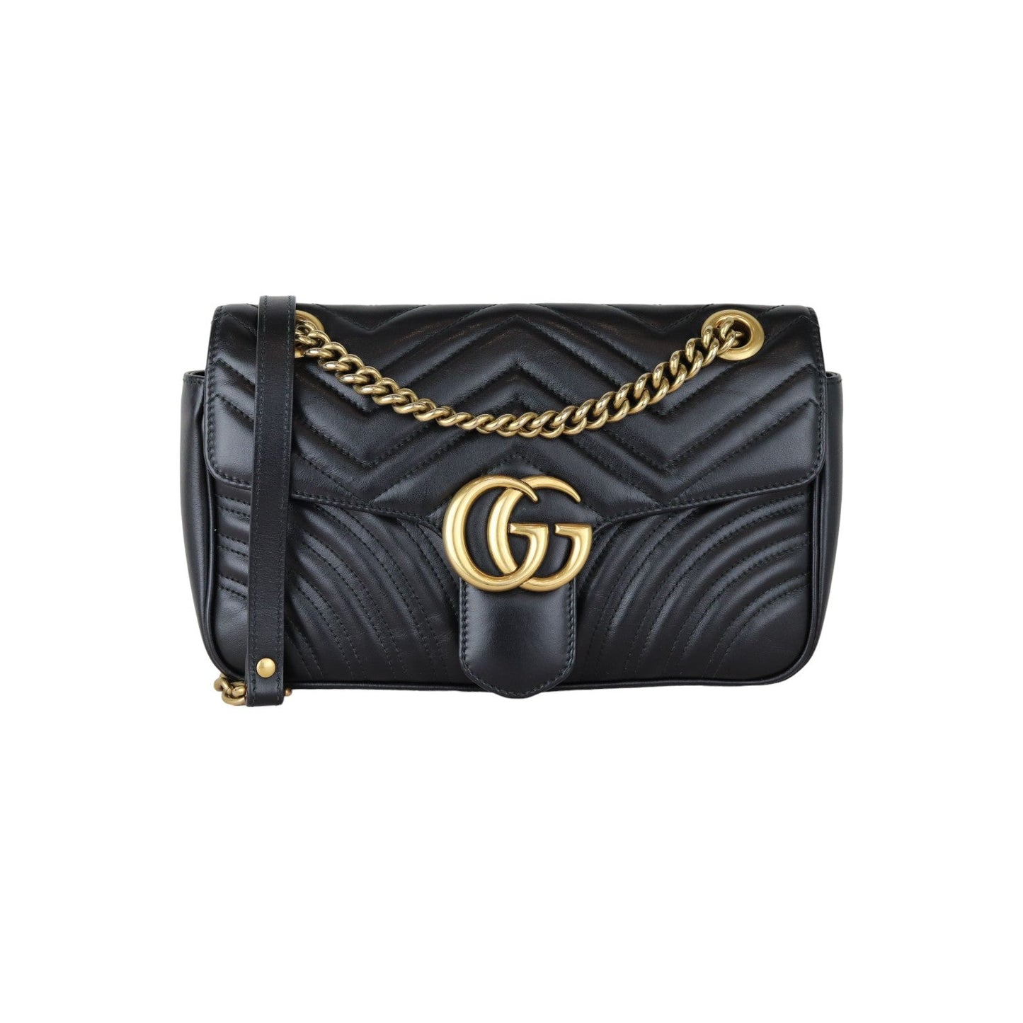 Gucci Chain Leather Shoulder Bag