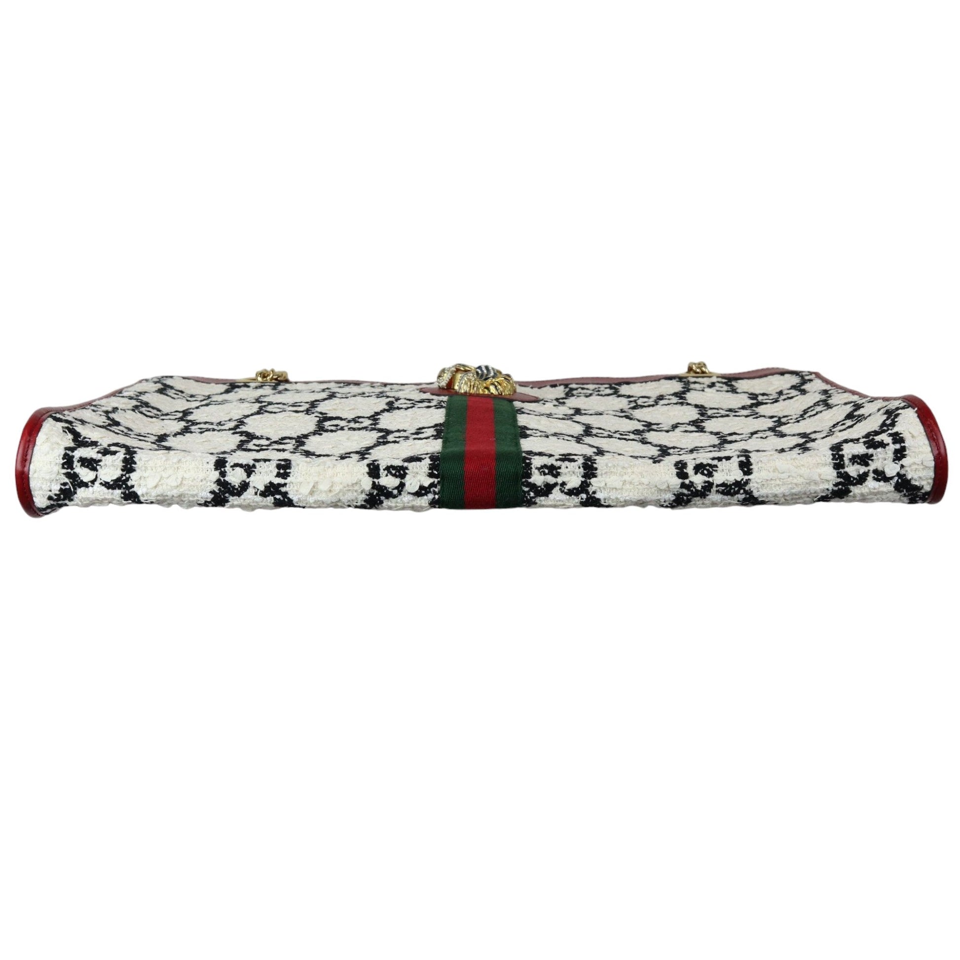 Gucci Monogram Chain Leather Tote