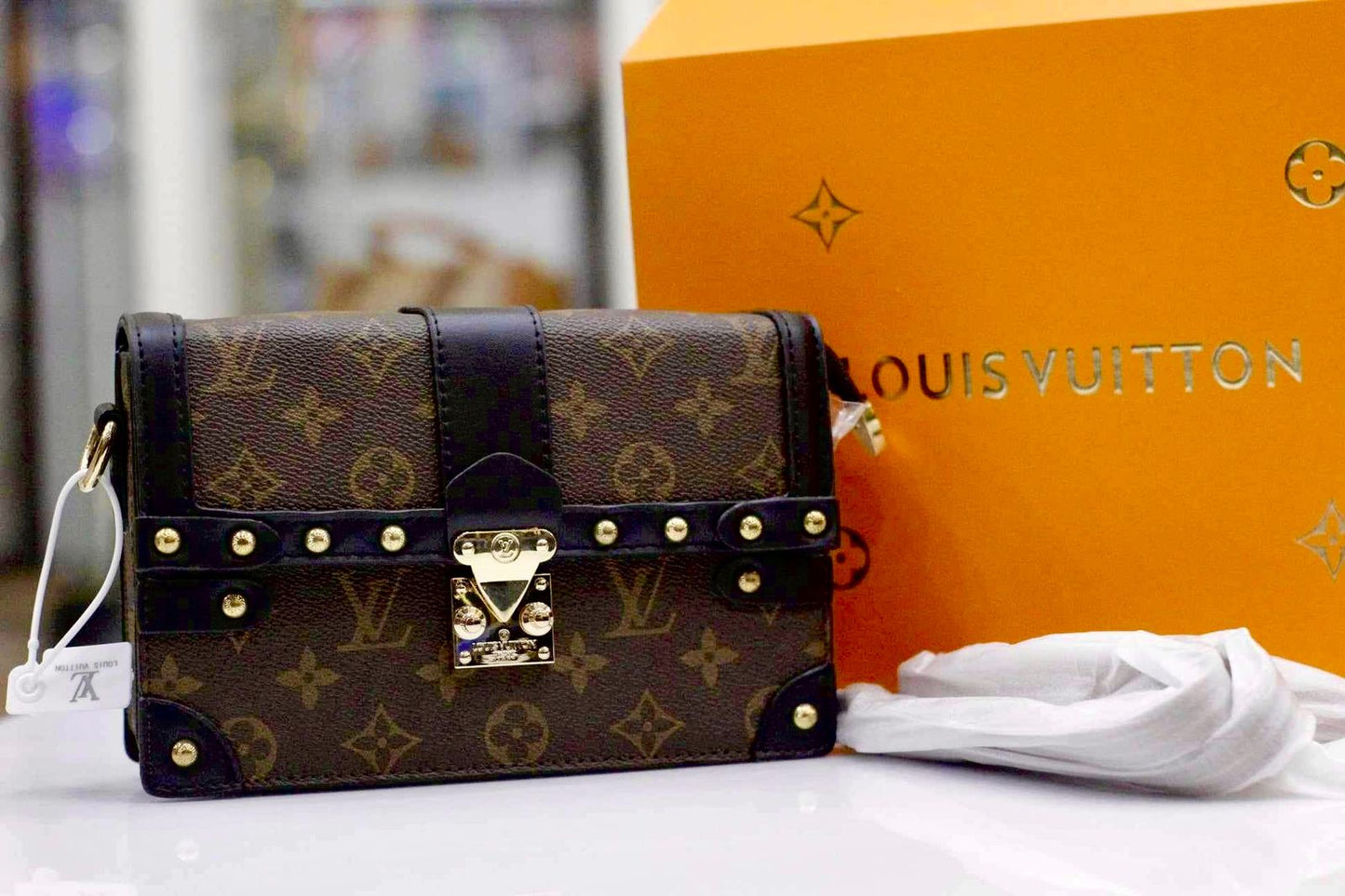 Louis Vuitton Crossbody Bag  Premium Quality & Timeless Elegance (Black)