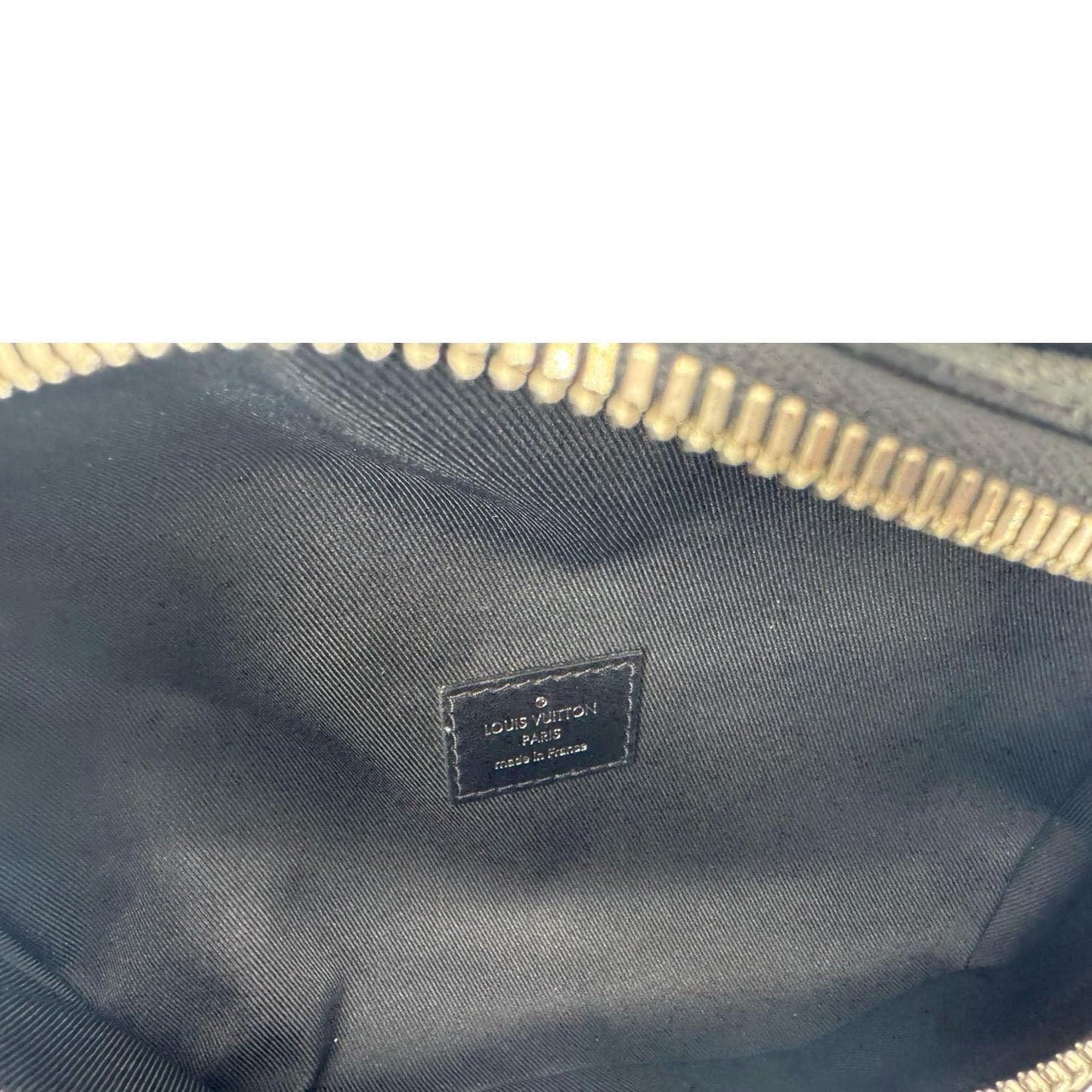 LOUIS VUITTON Campus Damier Graphite Bumbag Black