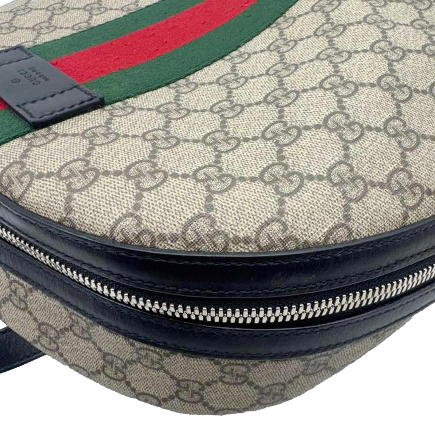 GUCCI Web GG Supreme Canvas Backpack Beige 443805