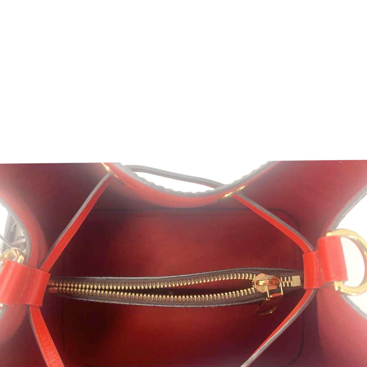 LOUIS VUITTON Neonoe MM Giant Monogram Canvas Bucket Shoulder Bag Brown