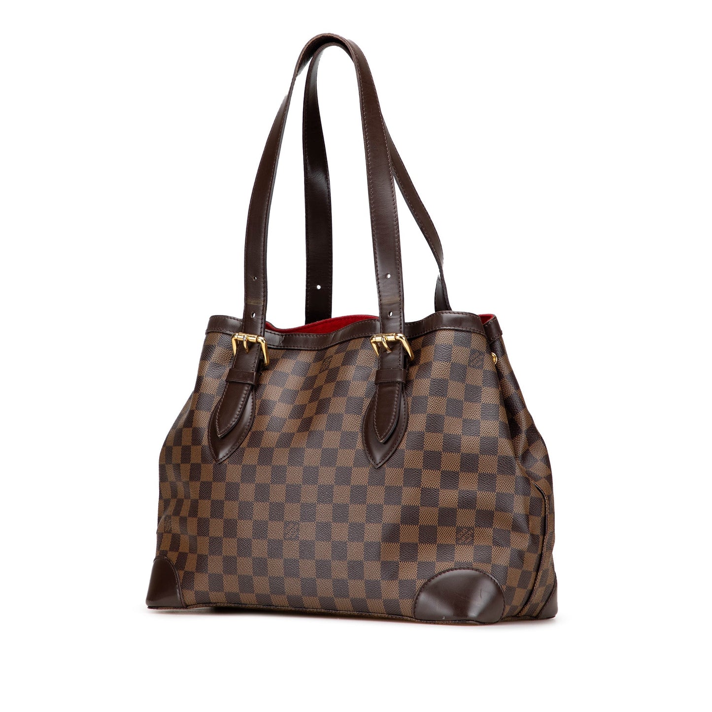 Brown Louis Vuitton Damier Ebene Hampstead MM Tote Bag