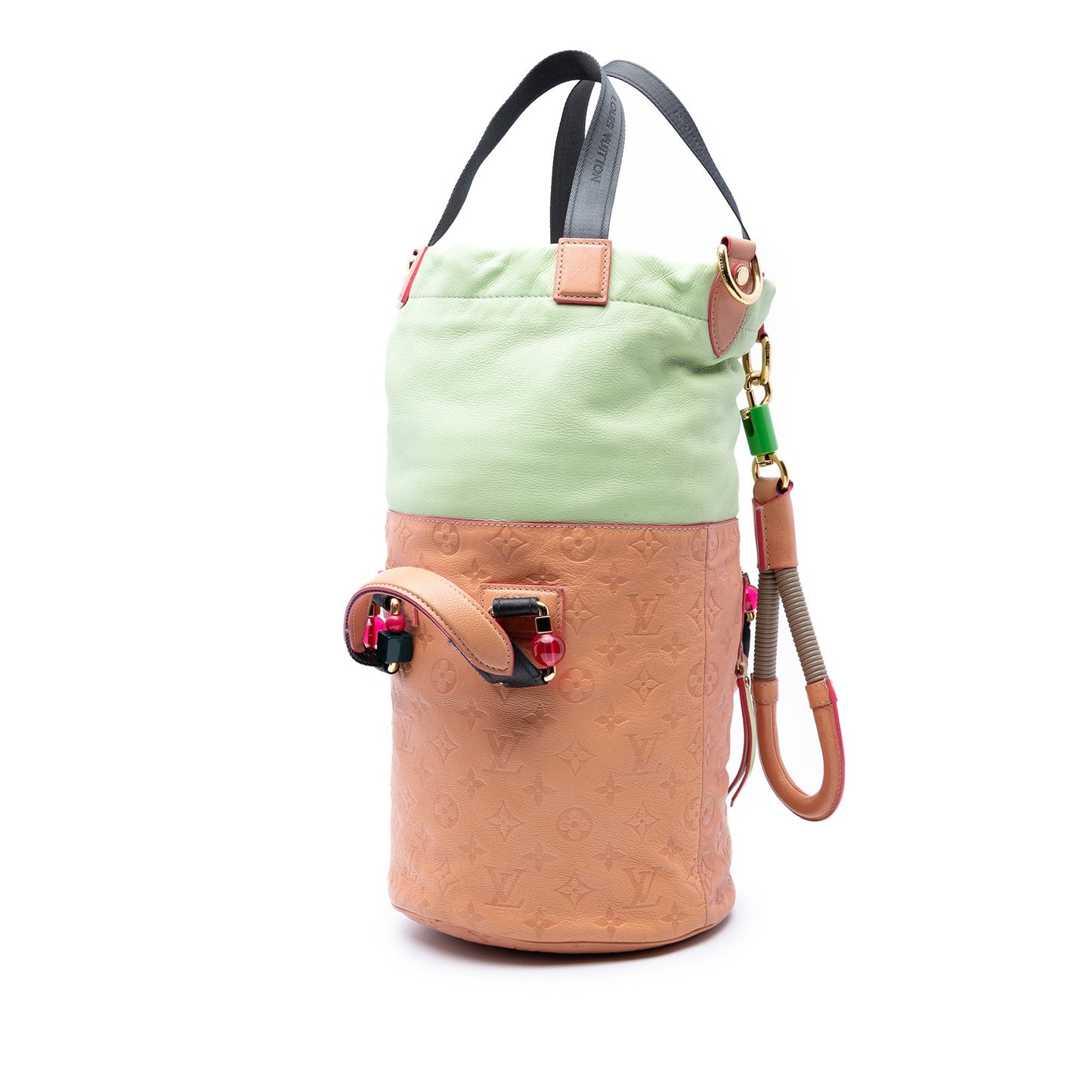 Pink Louis Vuitton Monogram Empreinte Underground Duffle Bag