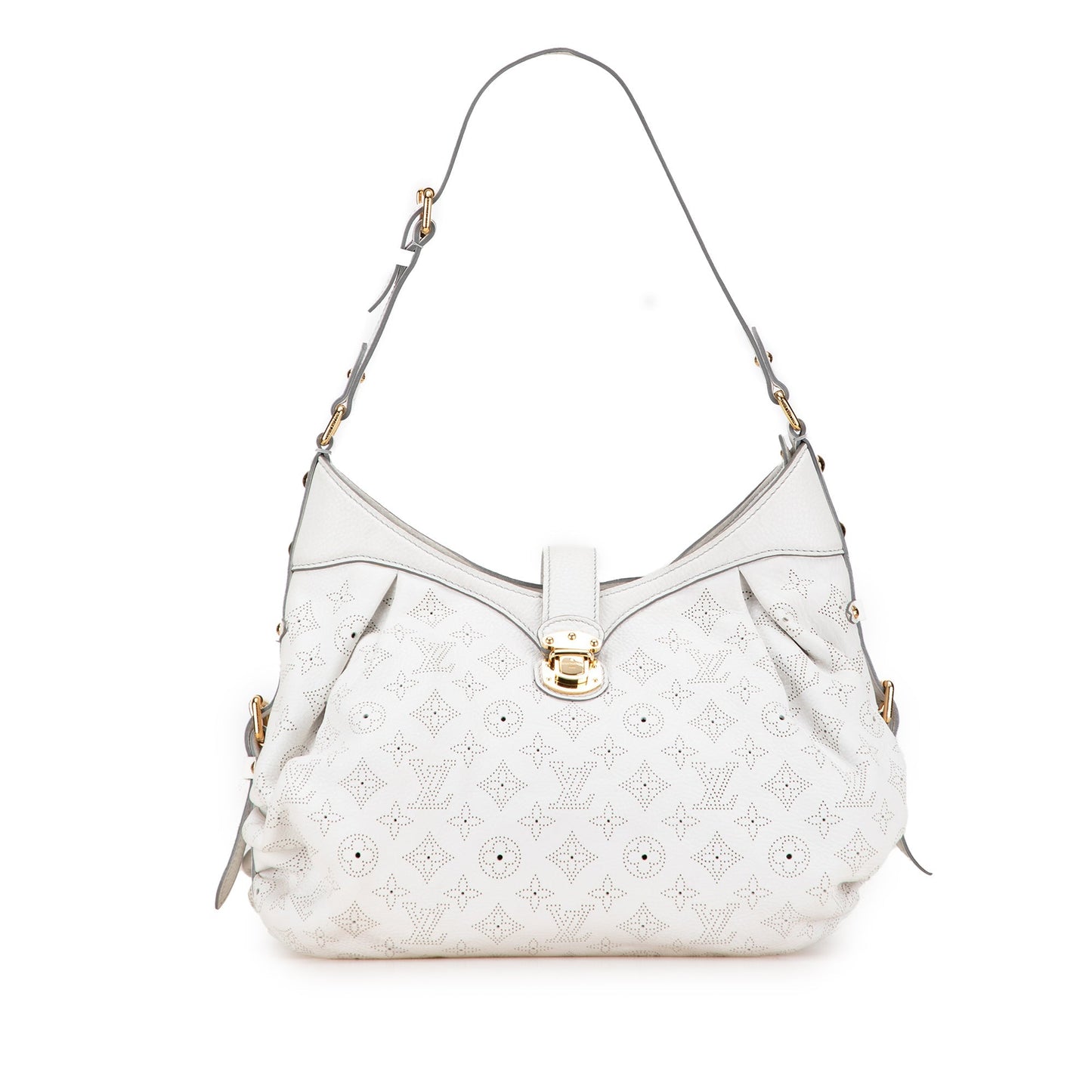 White Louis Vuitton Monogram Mahina XS Crossbody Bag