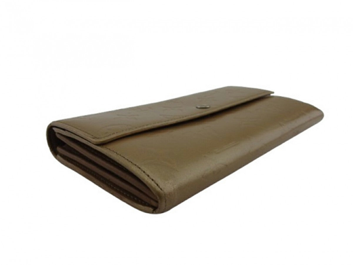 LOUIS VUITTON Long Wallet Purse Ambre (Beige) Pochette Porto MonÃ©credi