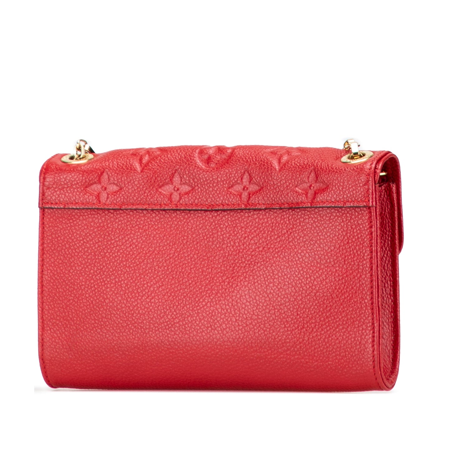 Red Louis Vuitton Monogram Empreinte Saint Germain Pochette Crossbody Bag