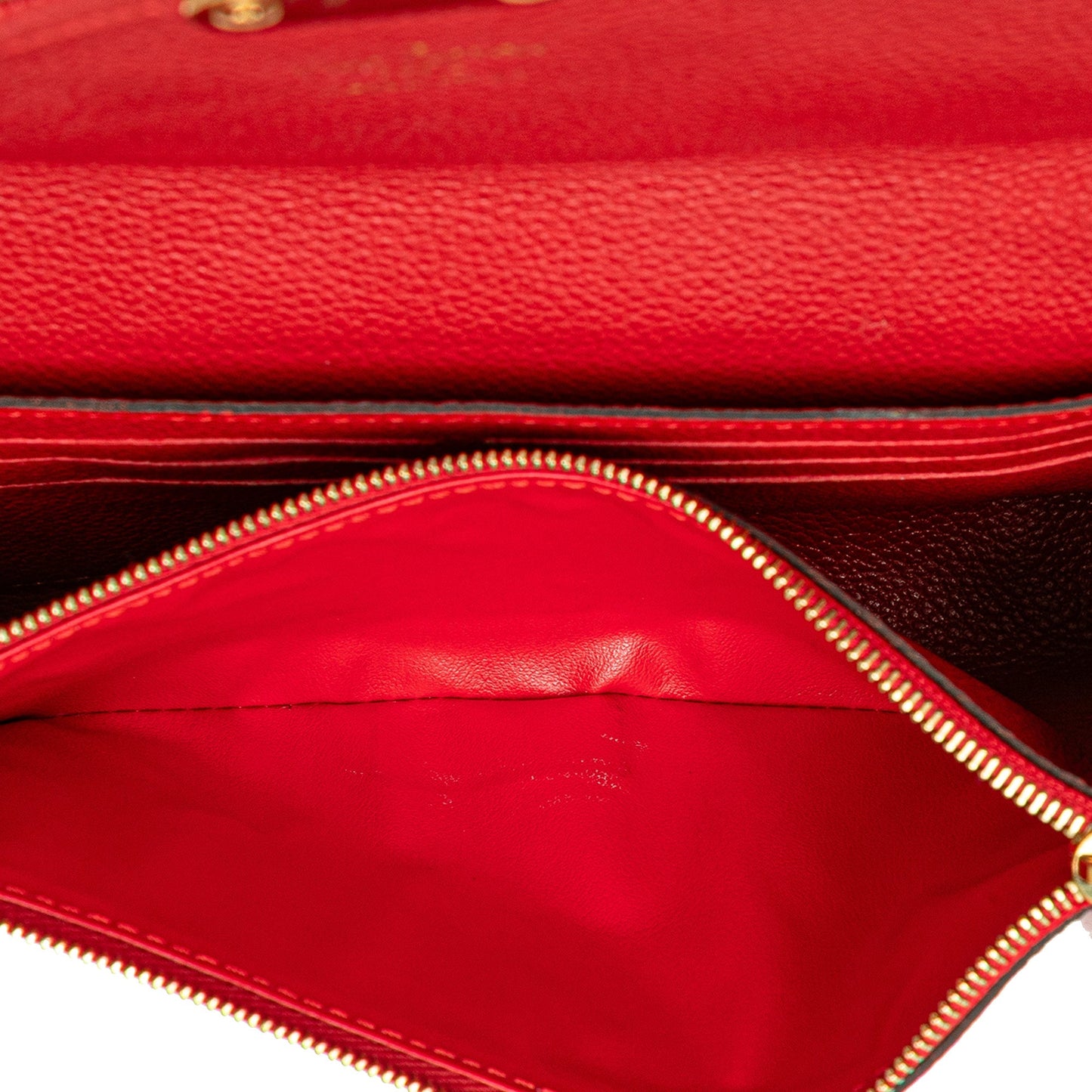 Red Louis Vuitton Monogram Empreinte Saint Germain Pochette Crossbody Bag