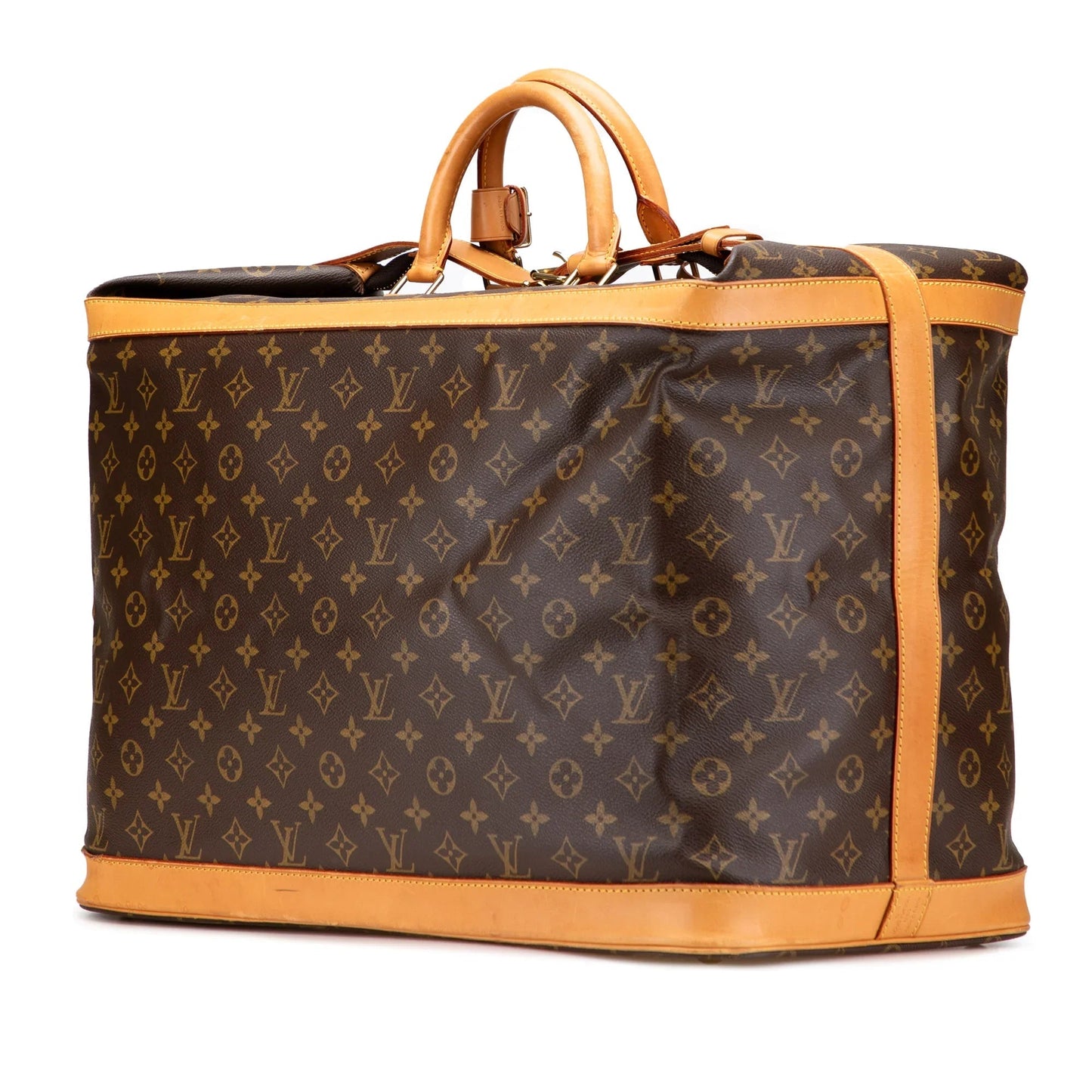 Brown Louis Vuitton Monogram Cruiser 50 Travel Bag