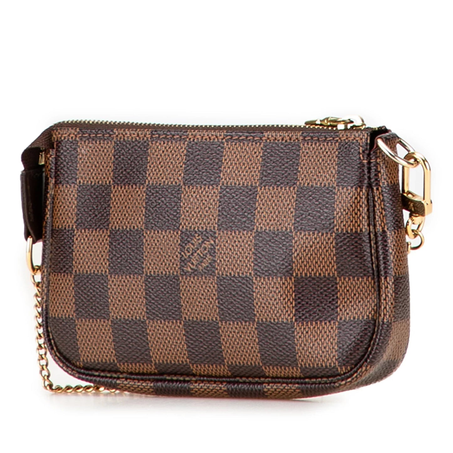 Brown Louis Vuitton Damier Ebene Trunks and Bags Mini Pochette Accessoires