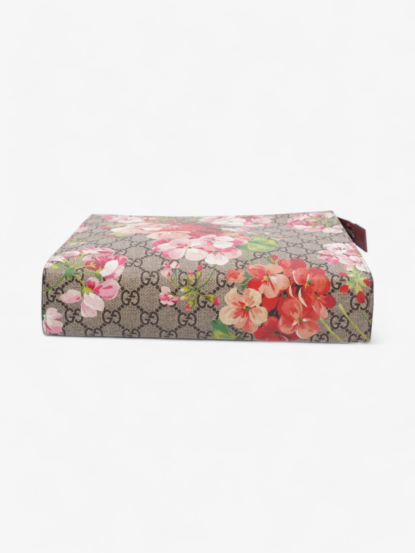 Gucci Cosmetic Case GG Supreme / GG Bloom / Antique Rose Coated Canvas Large