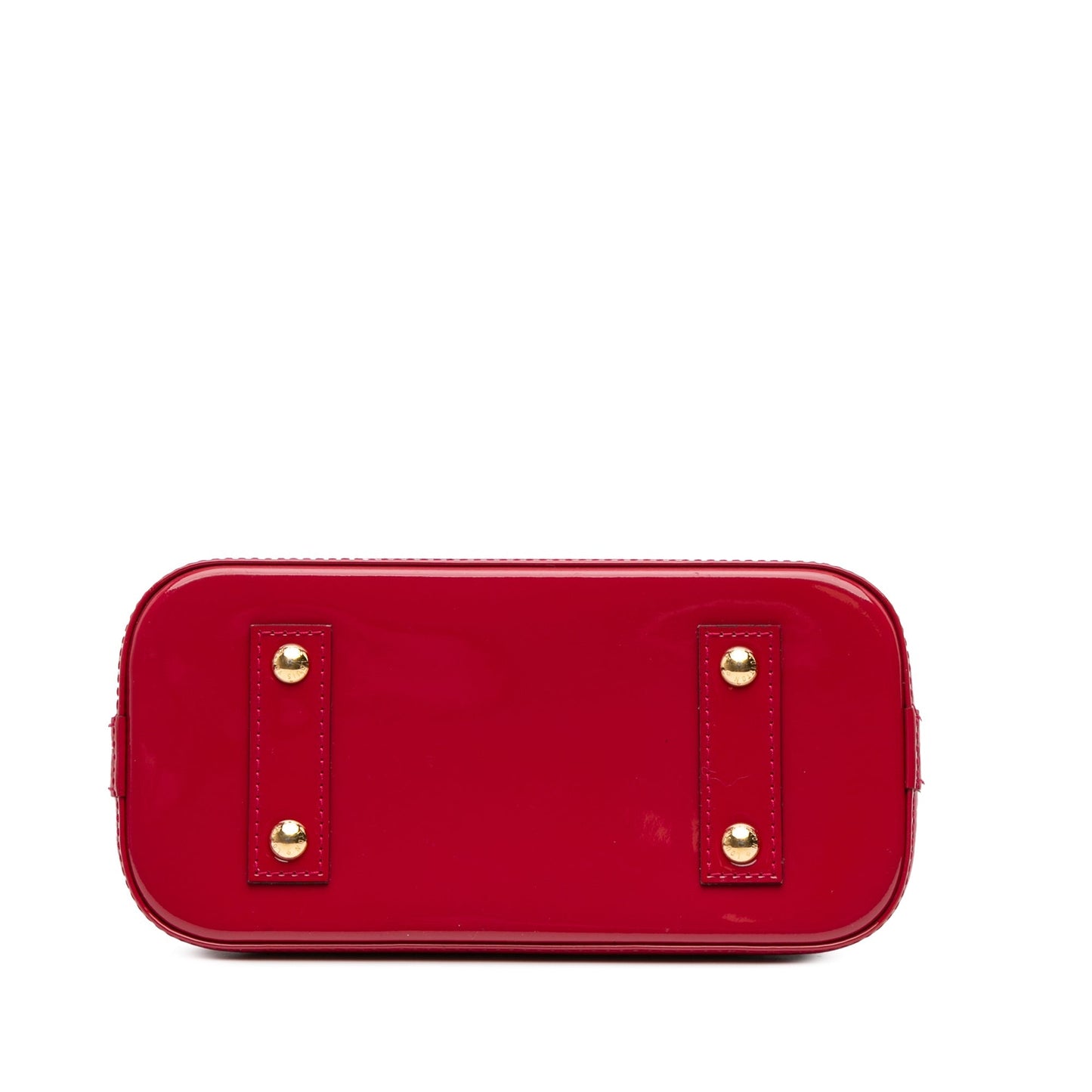 Pink Louis Vuitton Monogram Vernis Alma BB Satchel