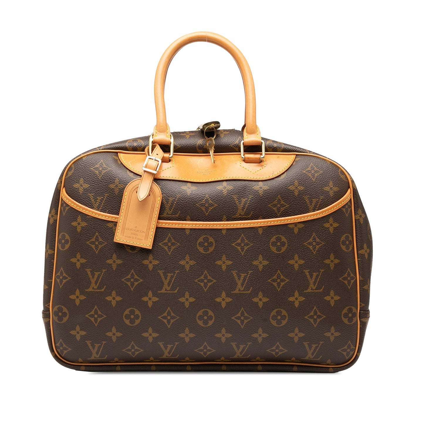 Brown Louis Vuitton Monogram Deauville Handbag