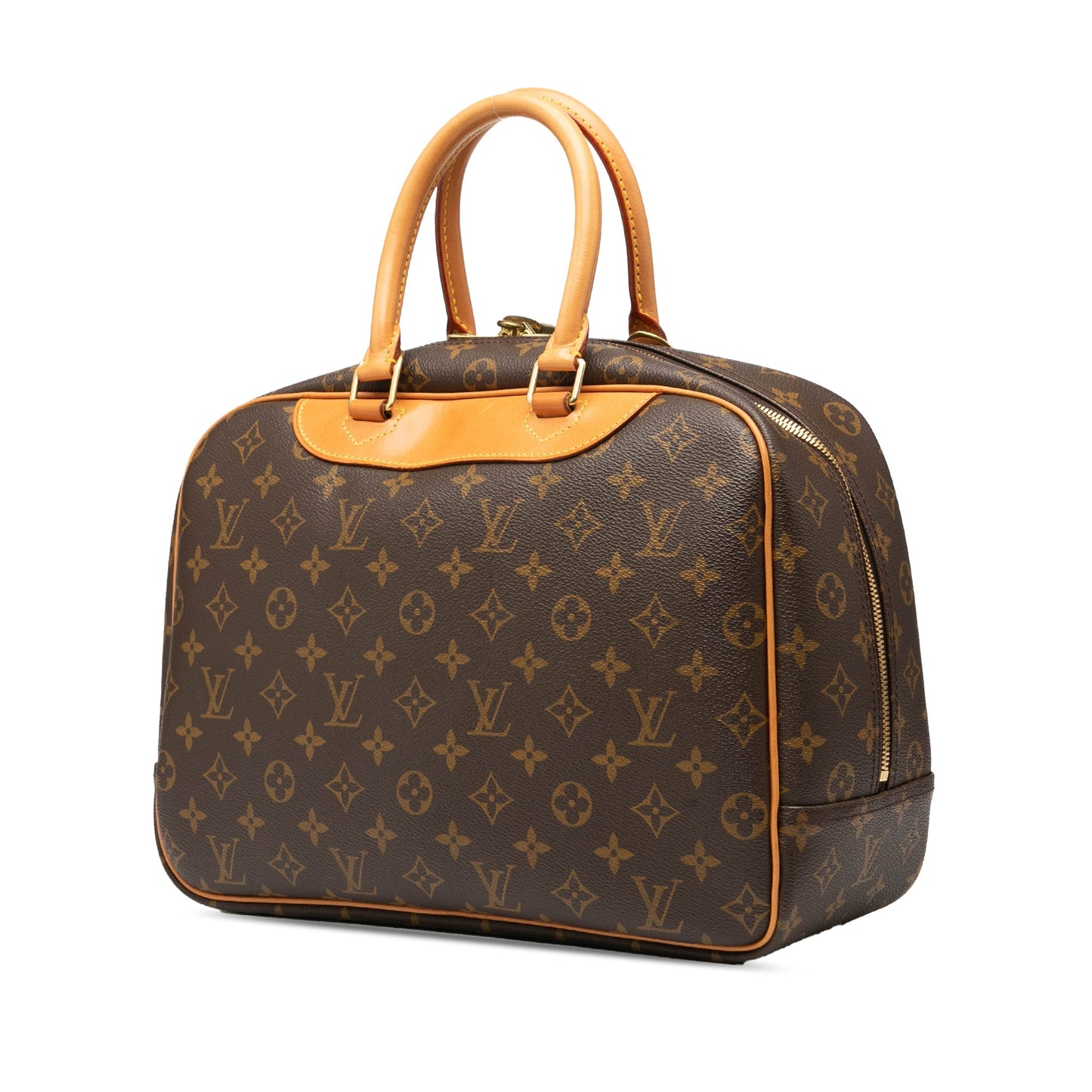 Brown Louis Vuitton Monogram Deauville Handbag
