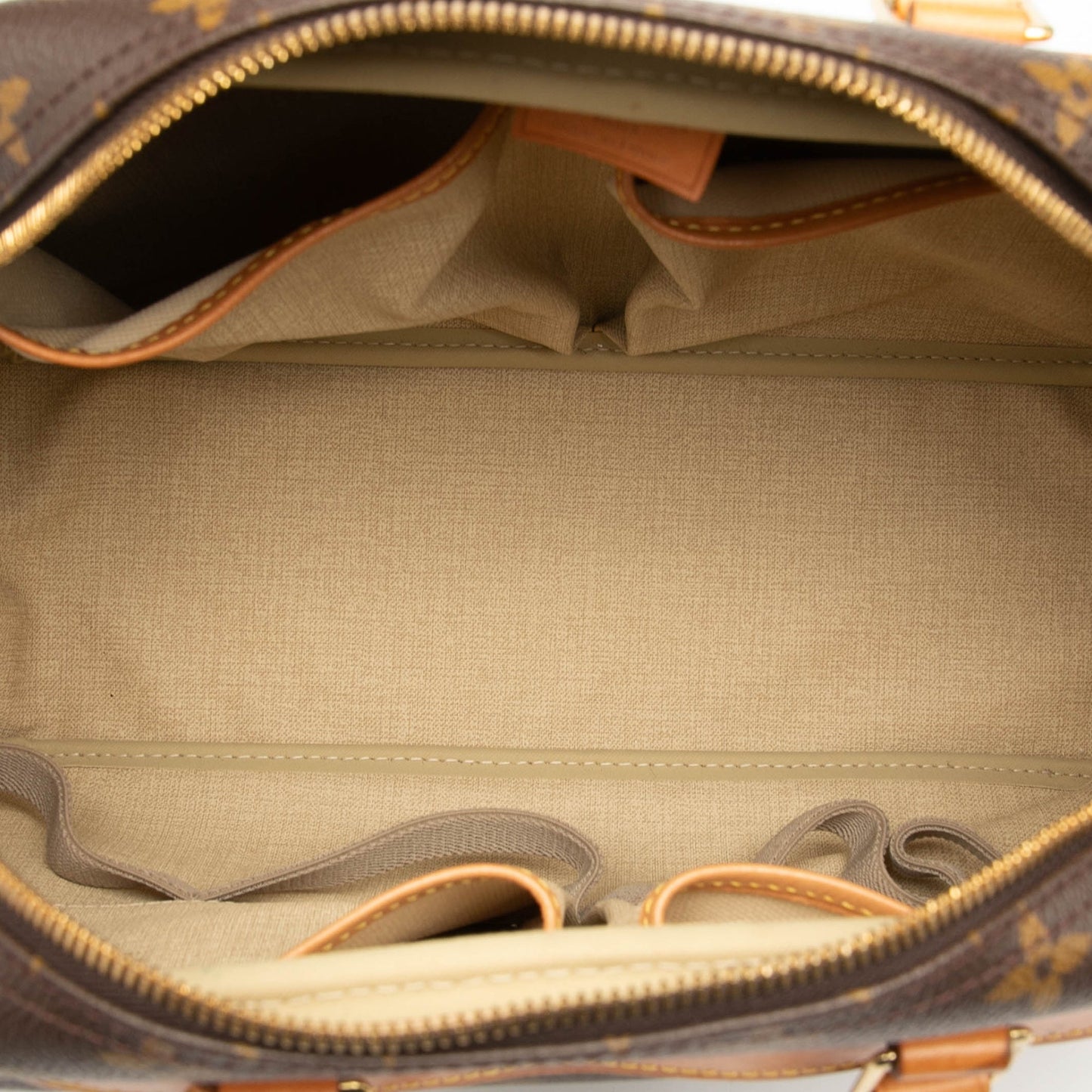 Brown Louis Vuitton Monogram Deauville Handbag