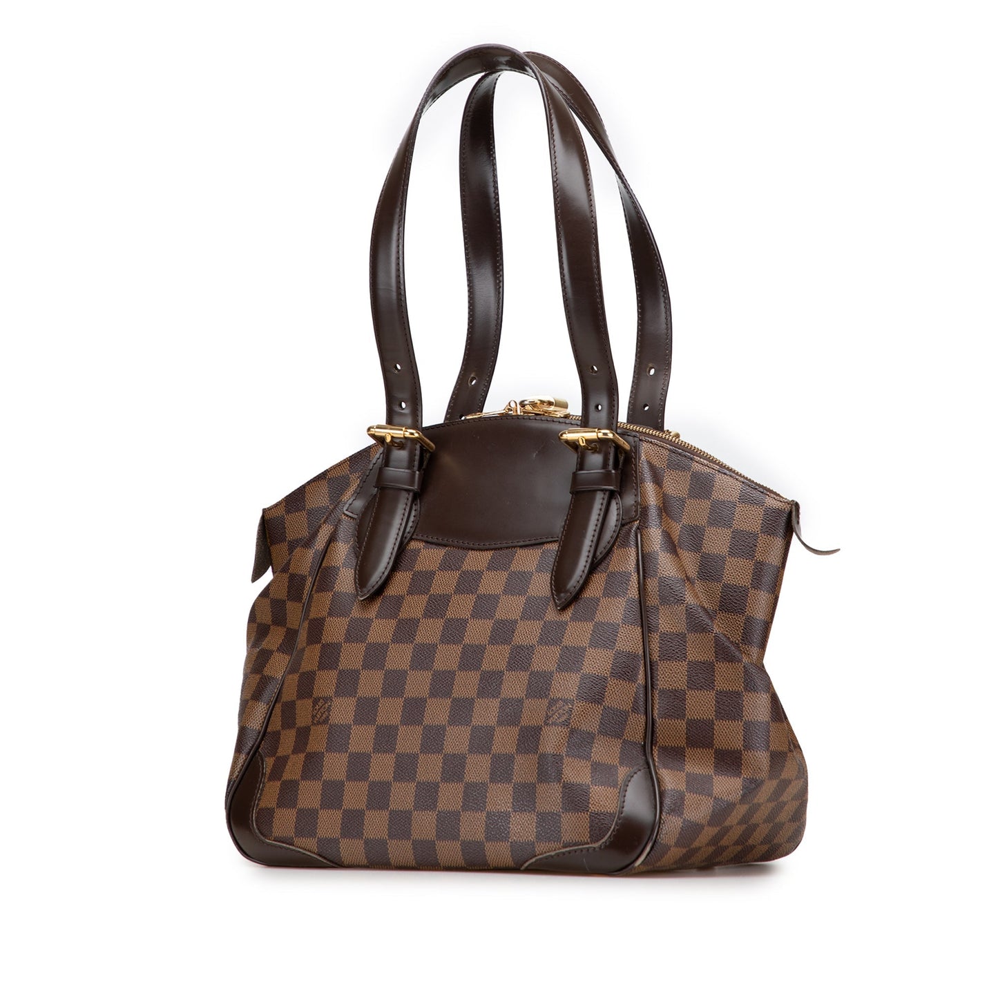 Brown Louis Vuitton Damier Ebene Verona MM Shoulder Bag