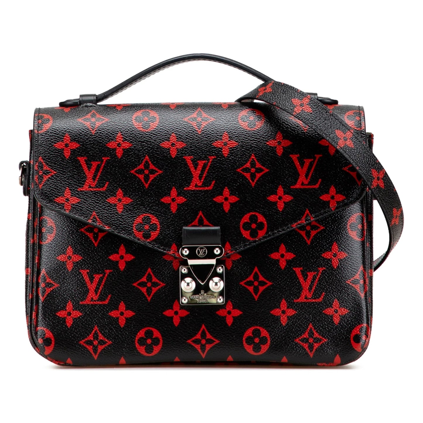 Black Louis Vuitton Monogram Infrarouge Pochette Metis Satchel