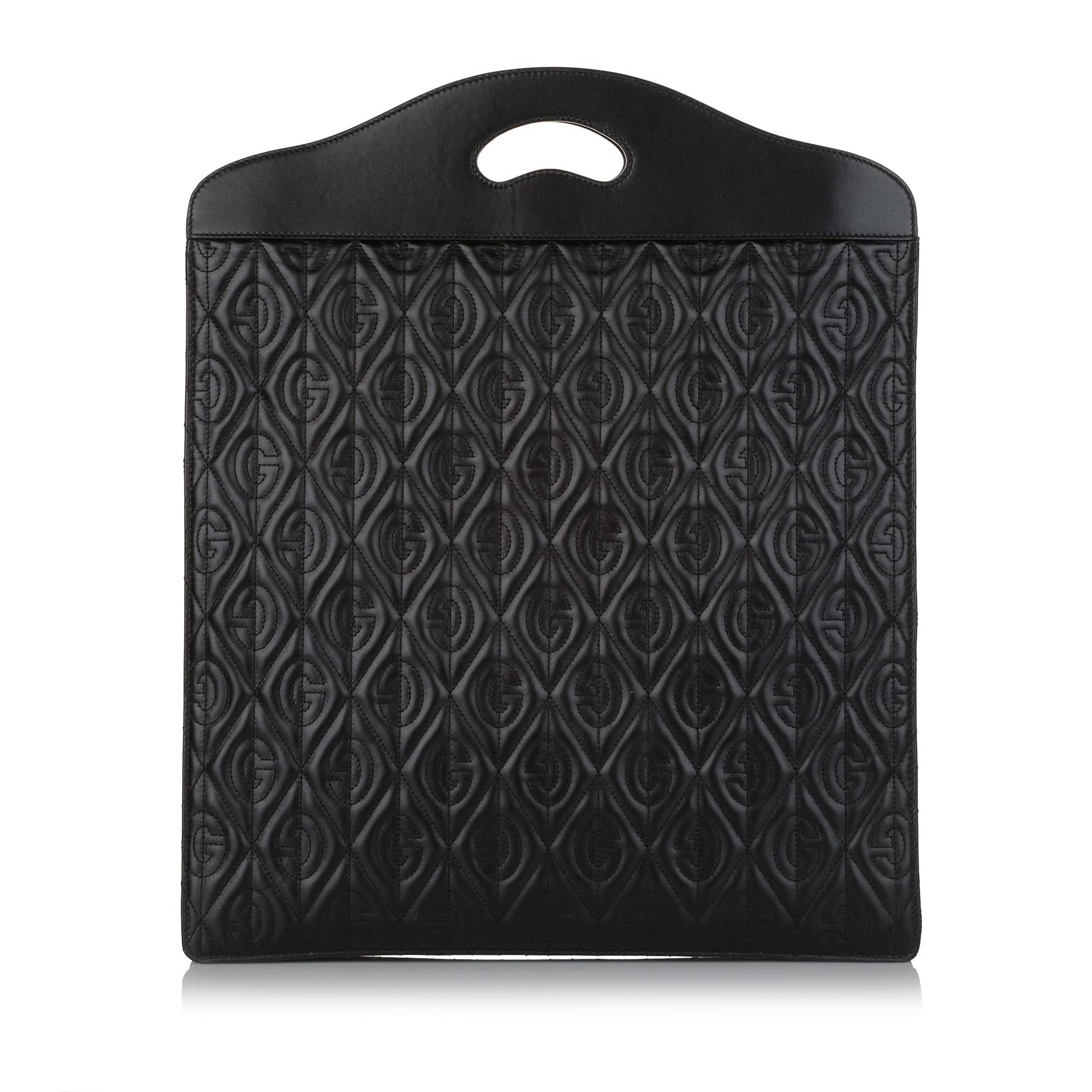 Gucci Black Leather Quilted Shoulder Bag