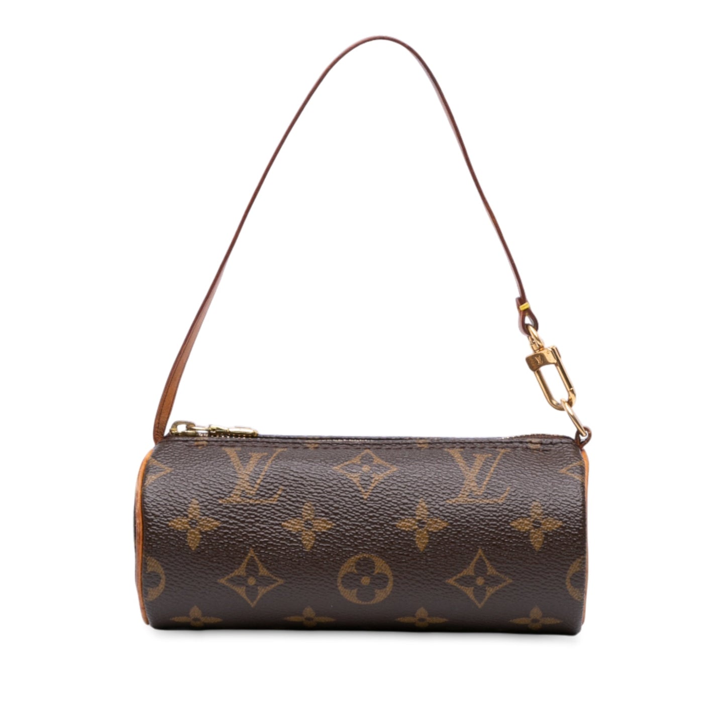 Brown Louis Vuitton Monogram Papillon Pochette Handbag