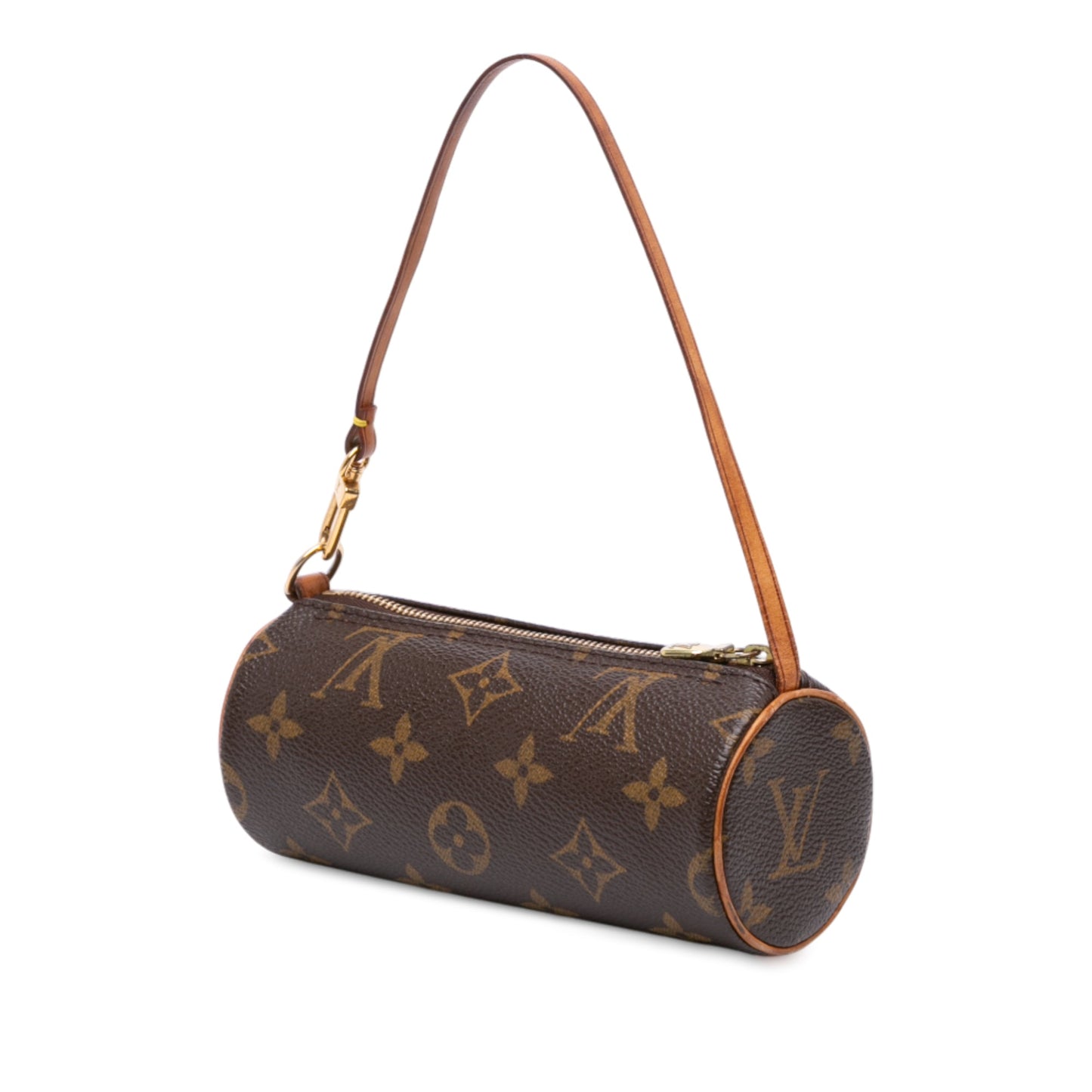 Brown Louis Vuitton Monogram Papillon Pochette Handbag