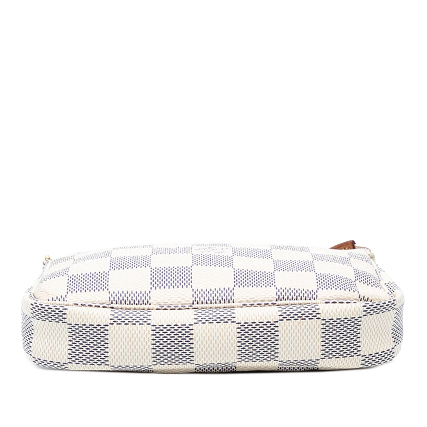 White Louis Vuitton Damier Azur Mini Pochette Accessoires Handbag