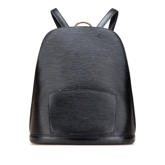 Black Louis Vuitton Epi Gobelins Backpack