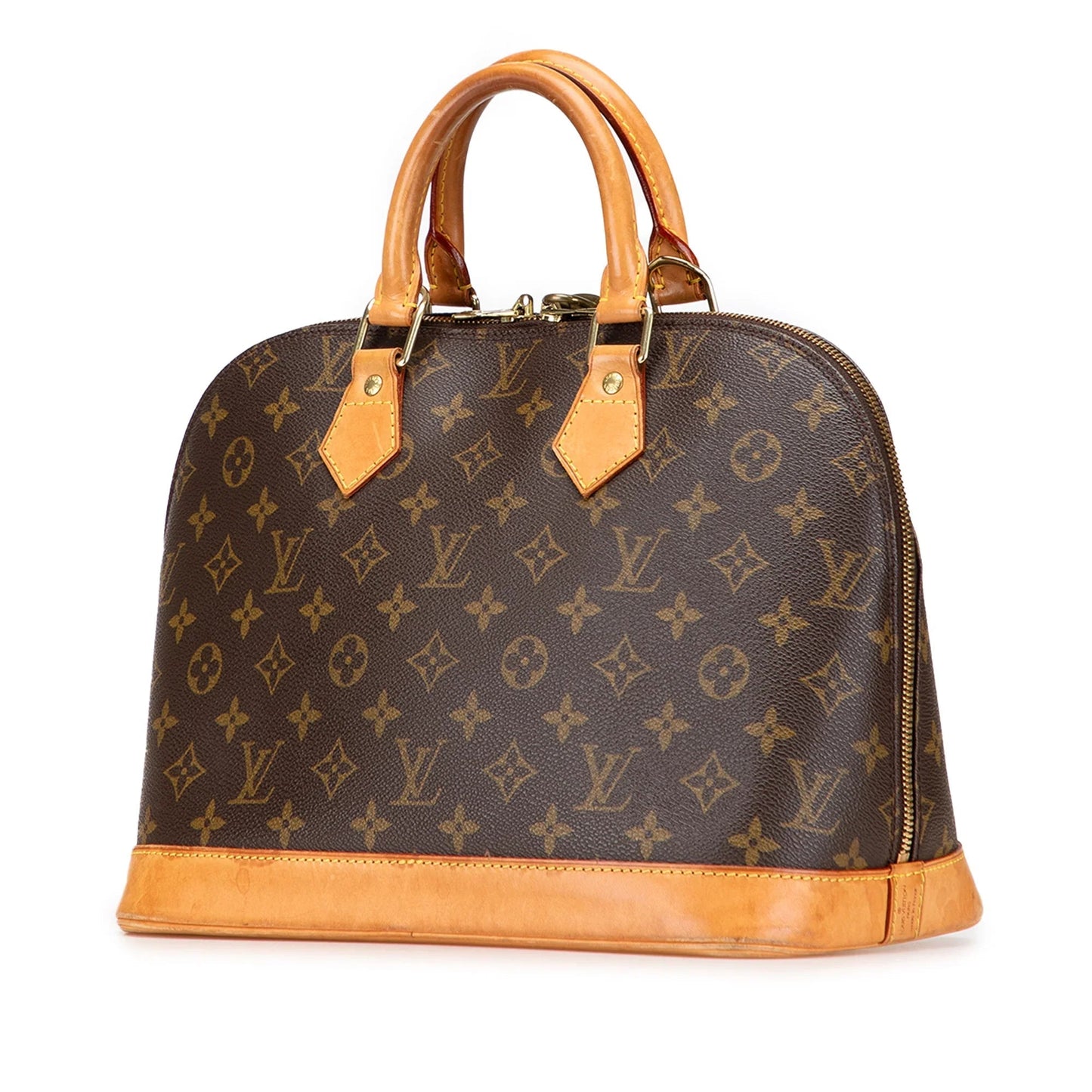 Brown Louis Vuitton Monogram Alma PM Handbag