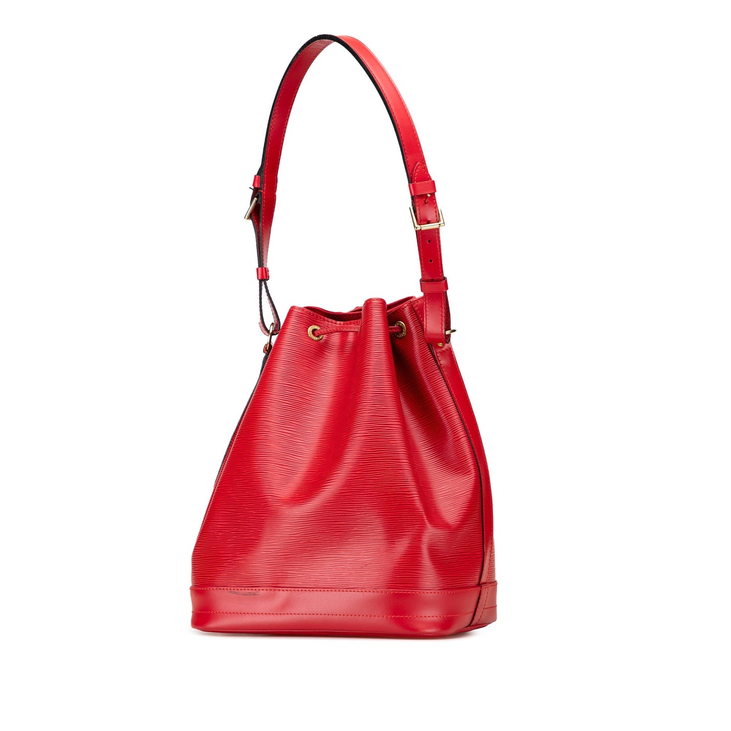 Red Louis Vuitton Epi Noe GM Bucket Bag