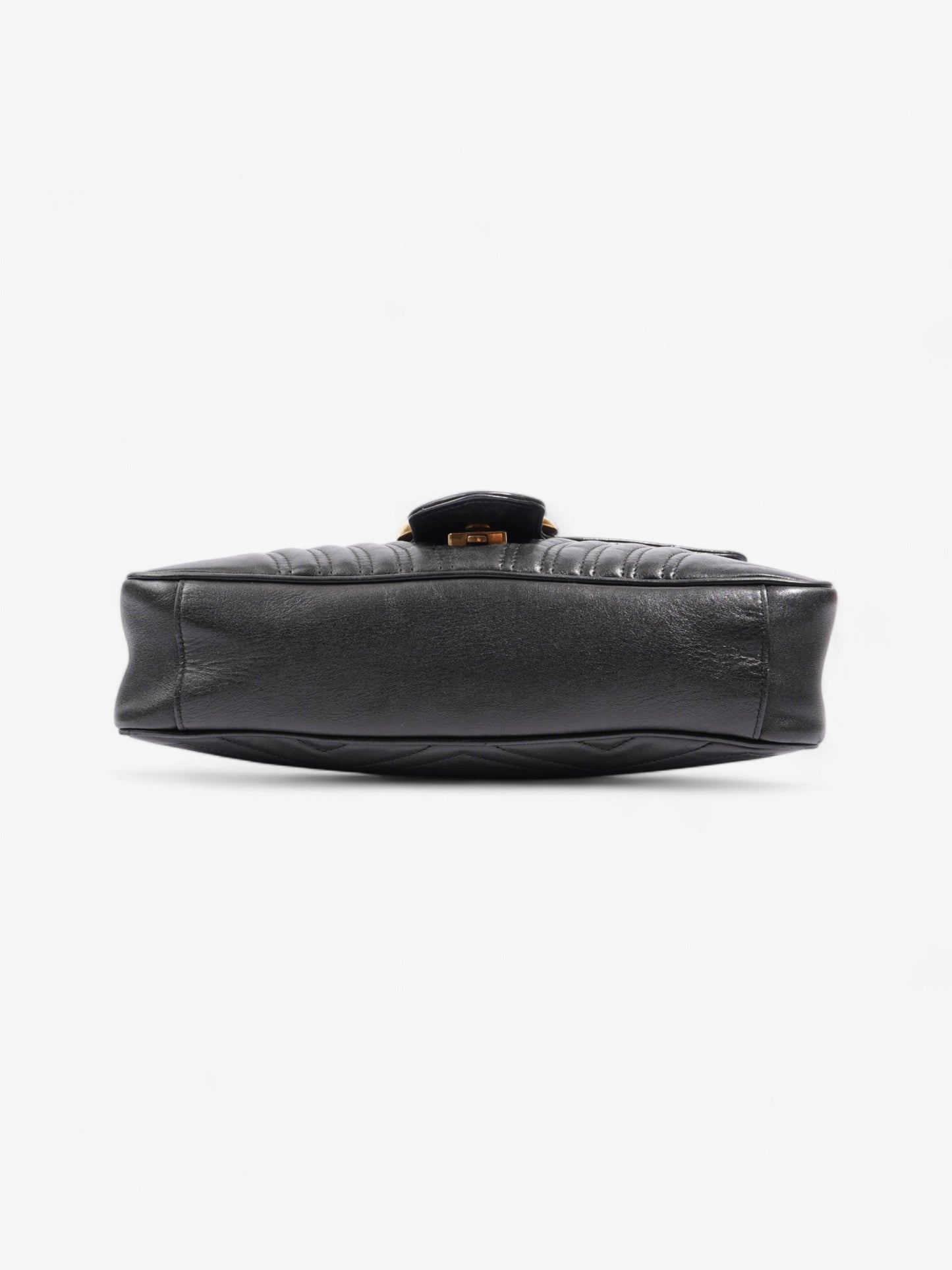 Gucci GG Marmont Black Matelasse Leather Medium