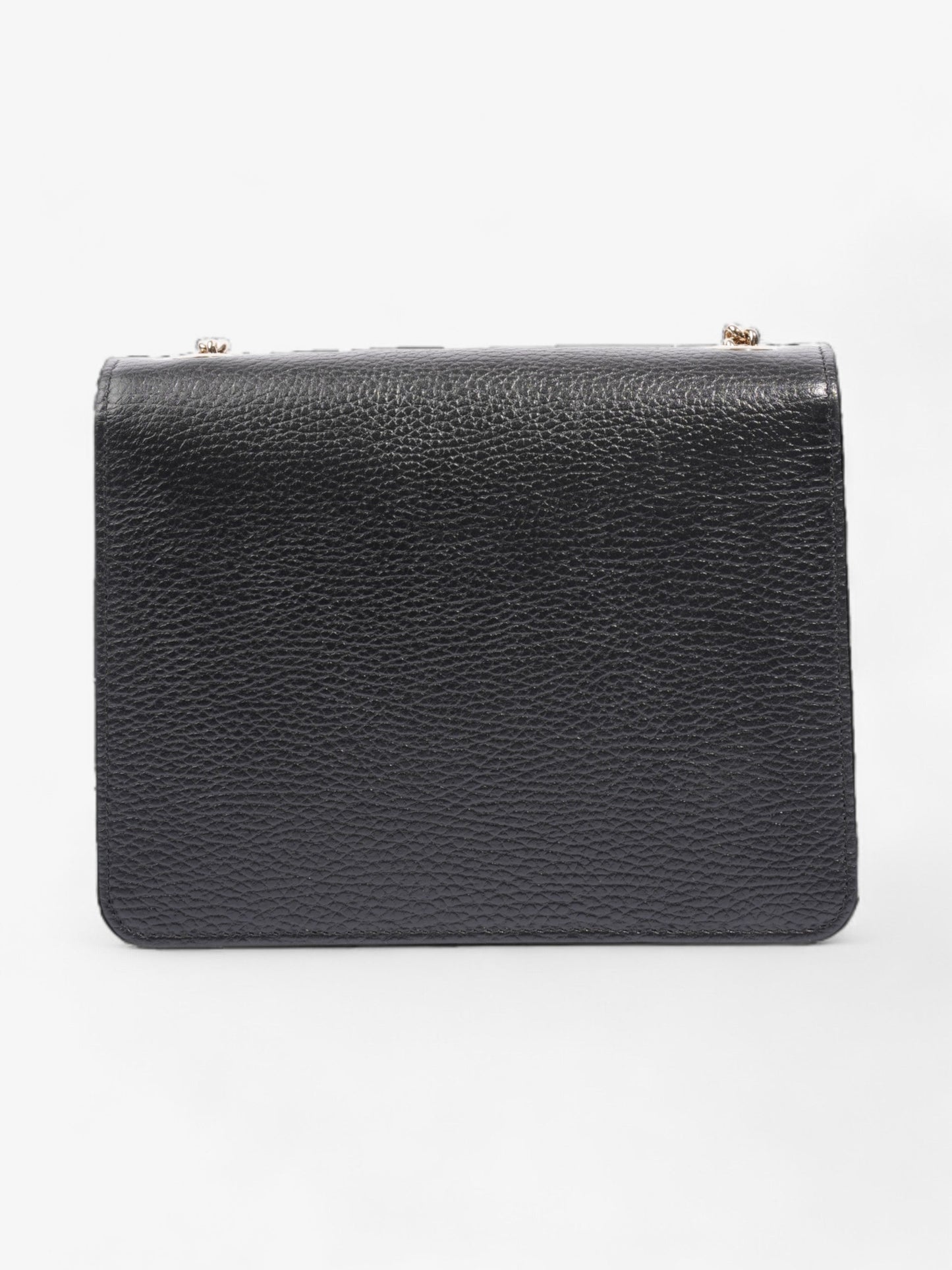 Gucci Interlocking GG  Black Leather Small