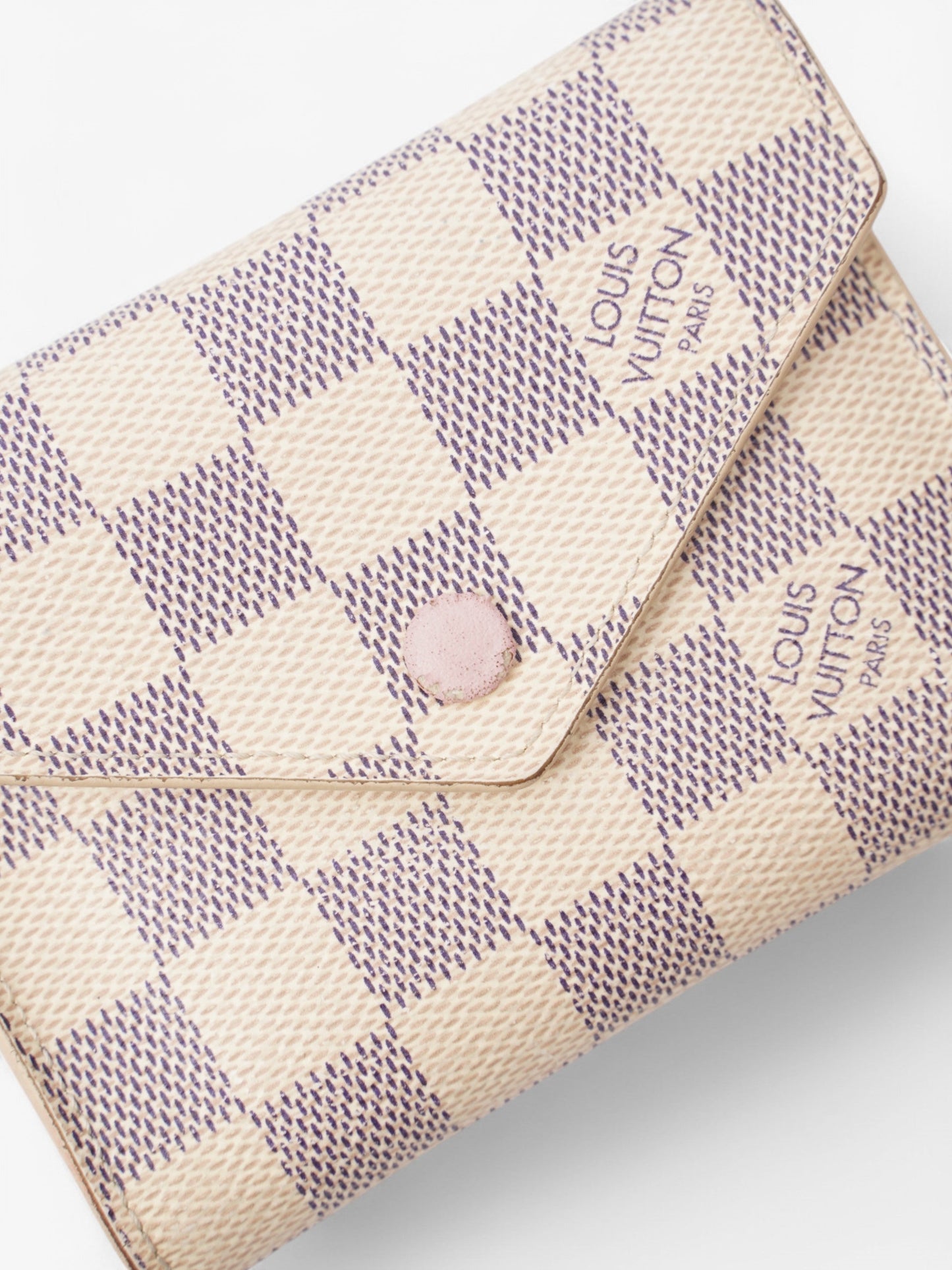 Louis Vuitton Victorine Wallet Damier Azur Coated Canvas