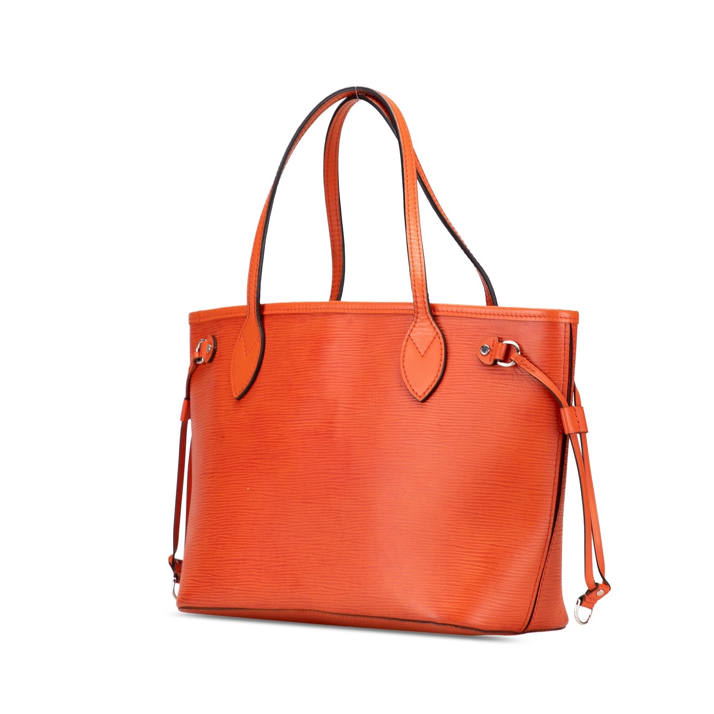 Orange Louis Vuitton Epi Neverfull PM Tote Bag