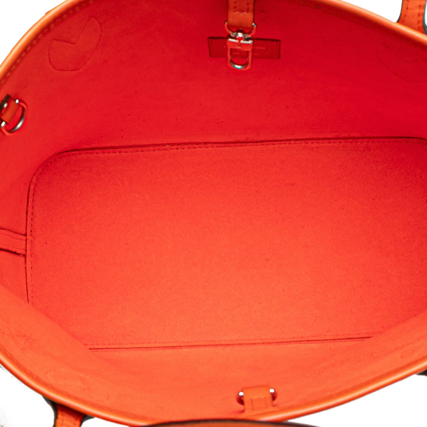 Orange Louis Vuitton Epi Neverfull PM Tote Bag