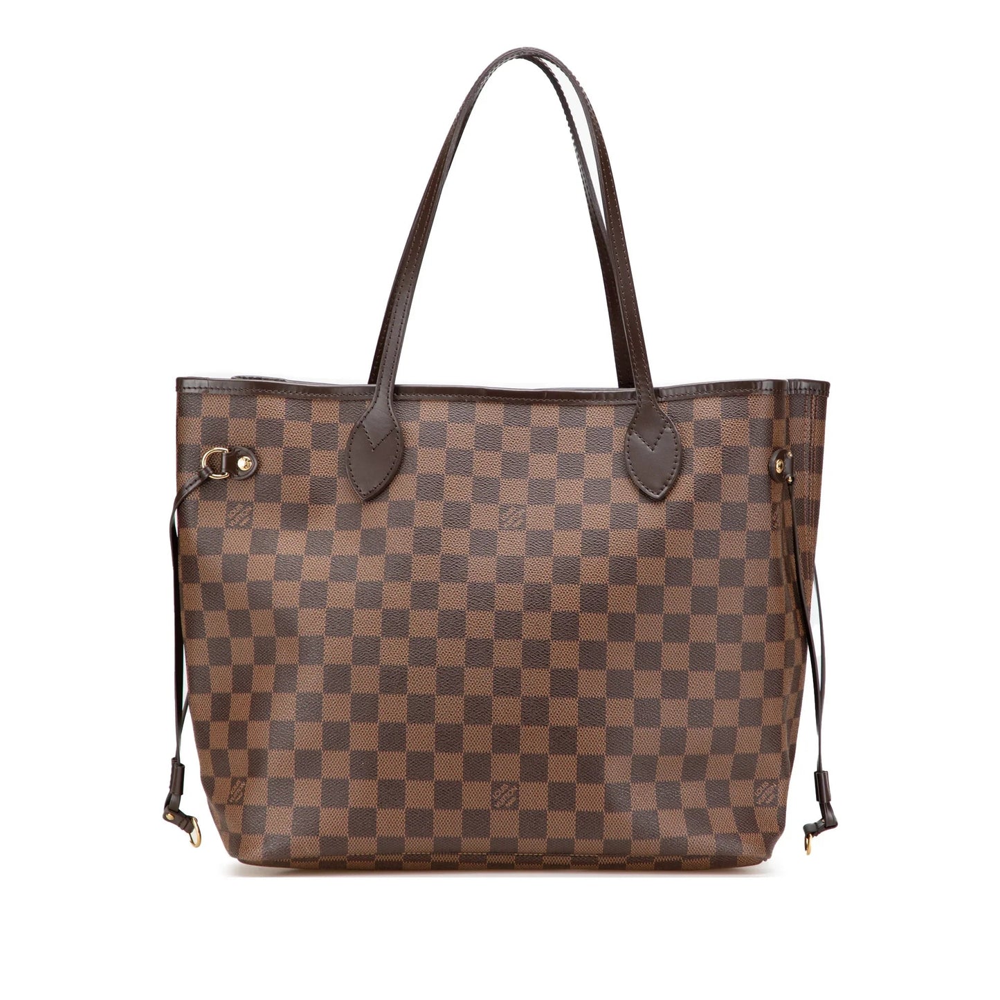 Brown Louis Vuitton Damier Ebene Neverfull MM Tote Bag