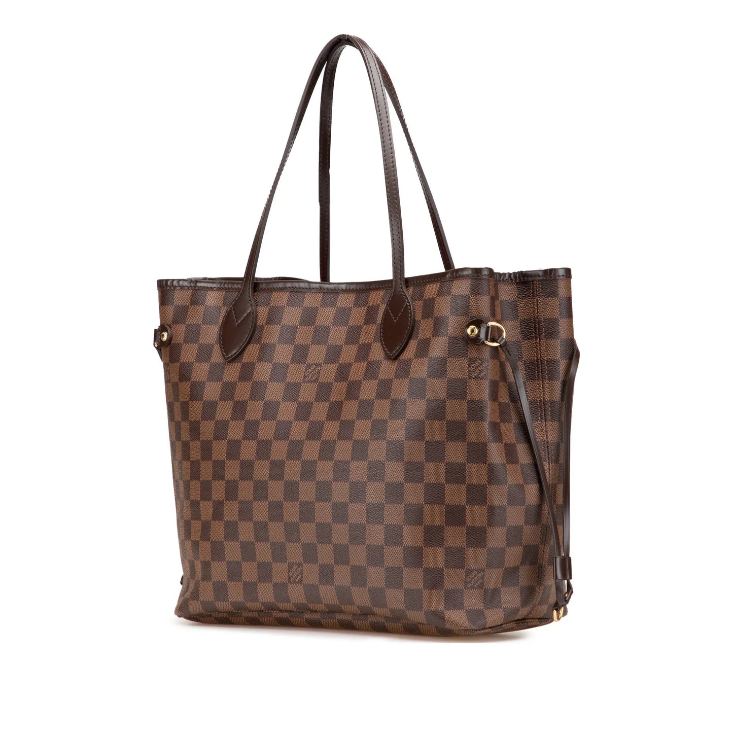 Brown Louis Vuitton Damier Ebene Neverfull MM Tote Bag