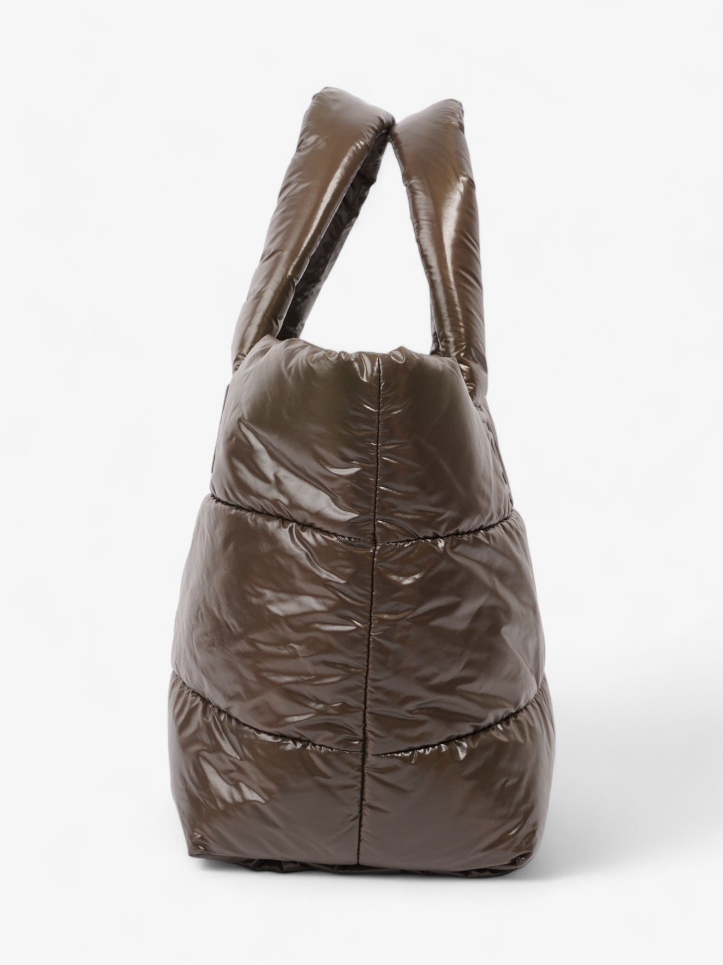Chanel Coccon Tote Bag Brown Nylon Small