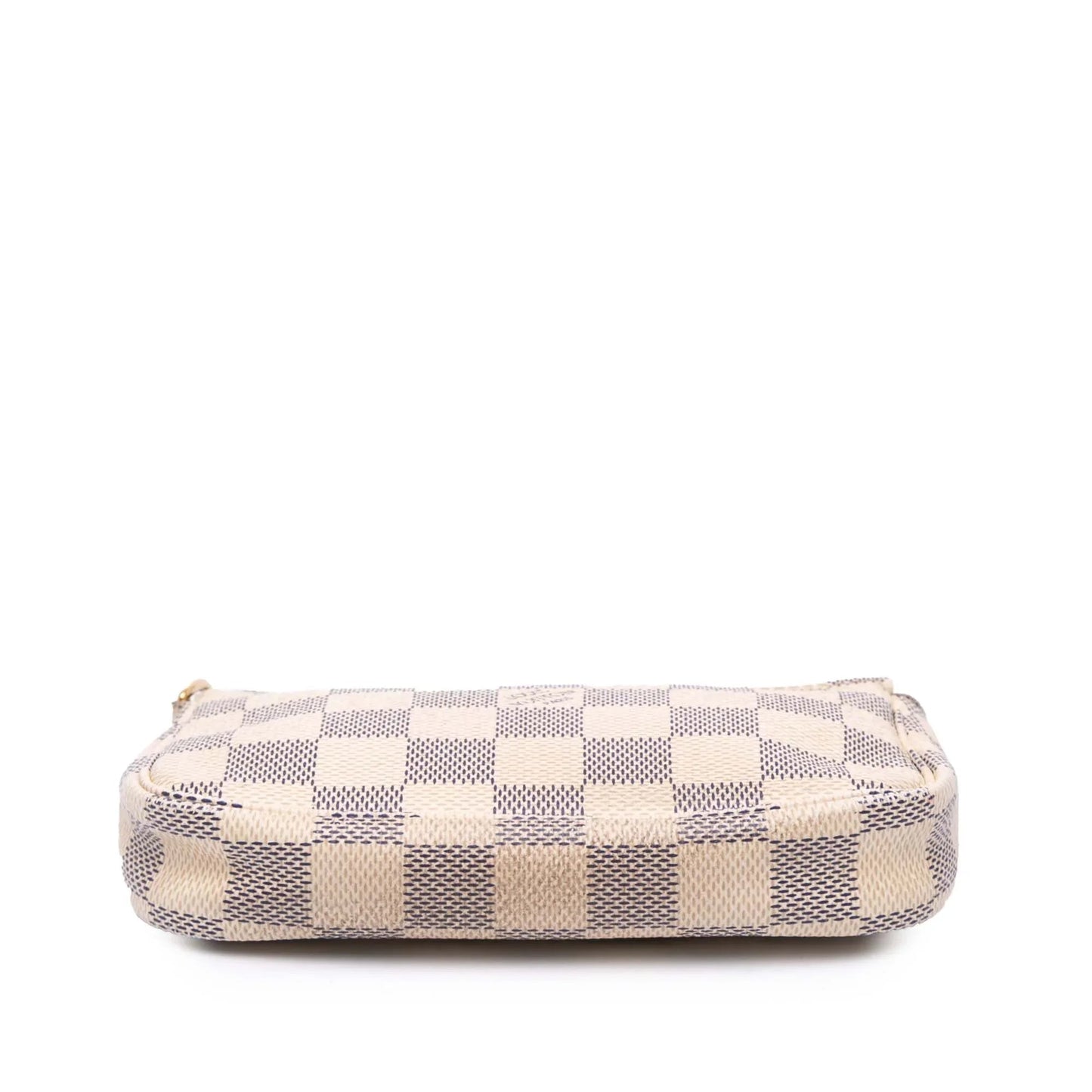 White Louis Vuitton Damier Azur Mini Pochette Accessoires Handbag