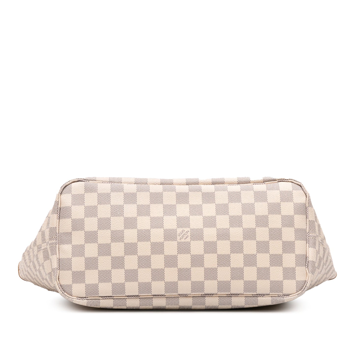 White Louis Vuitton Damier Azur Neverfull MM Tote Bag