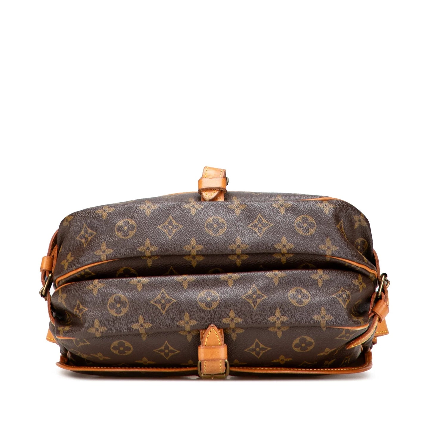Brown Louis Vuitton Monogram Saumur 25 Crossbody Bag