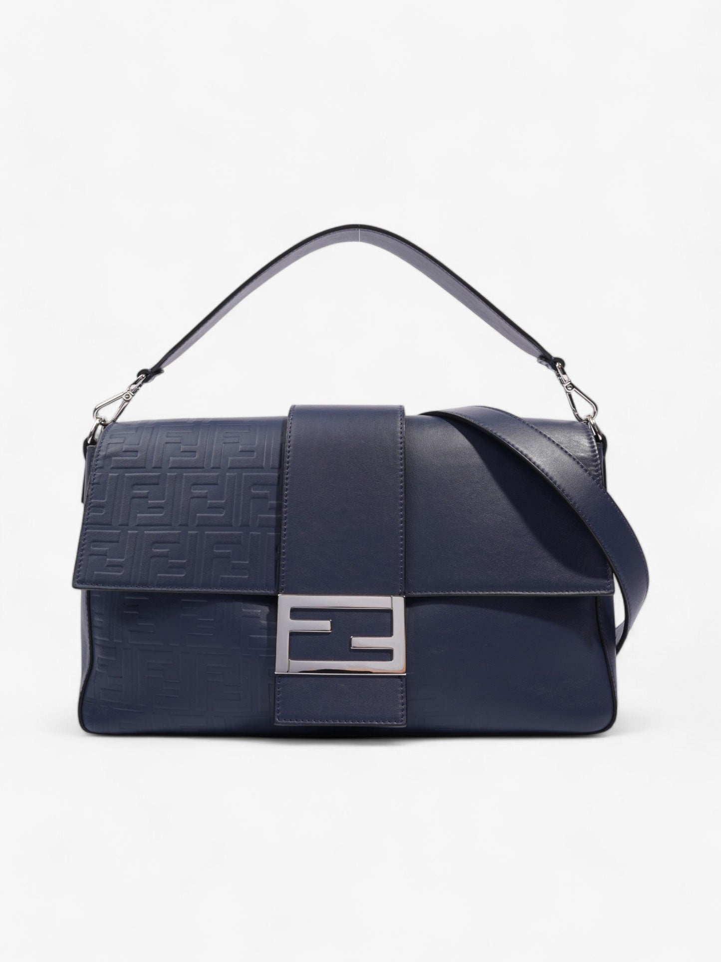 Fendi Baguette Leather Red Shoulder Bag Style 104