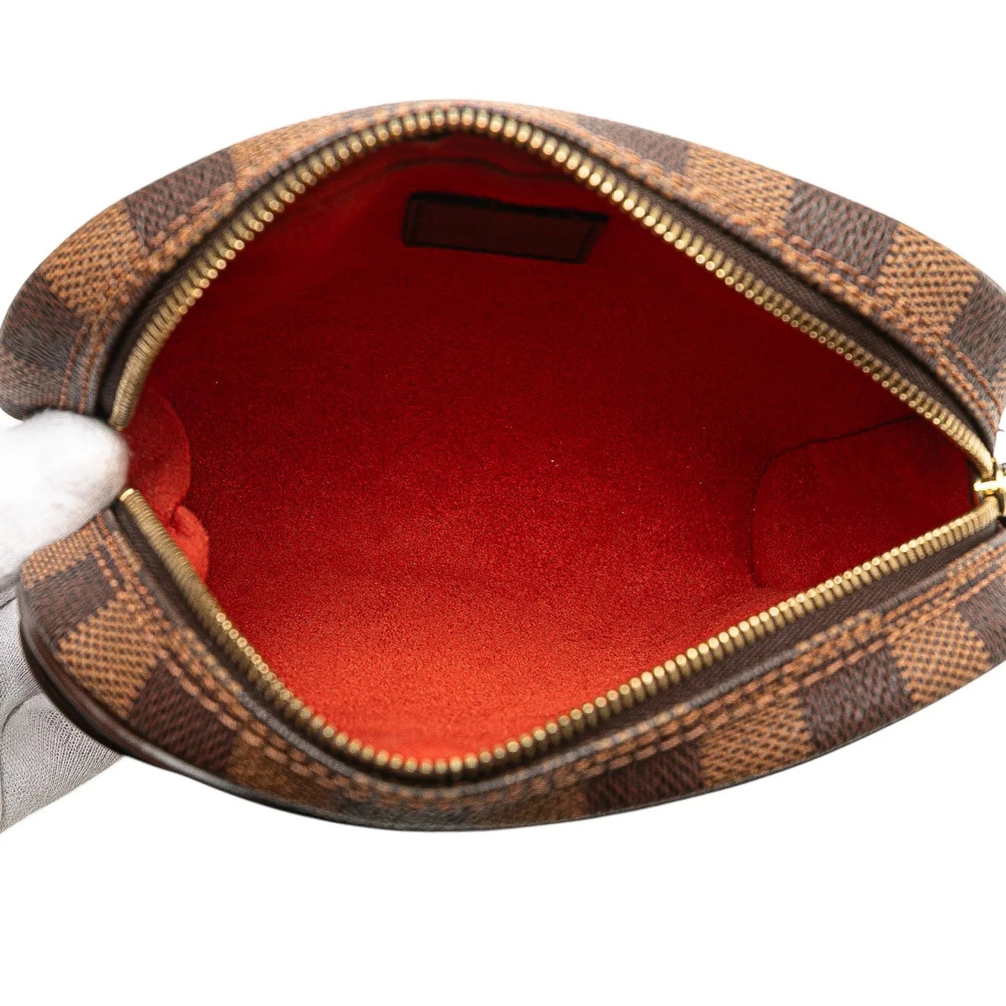 Brown Louis Vuitton Damier Ebene Ipanema Pochette Crossbody Bag